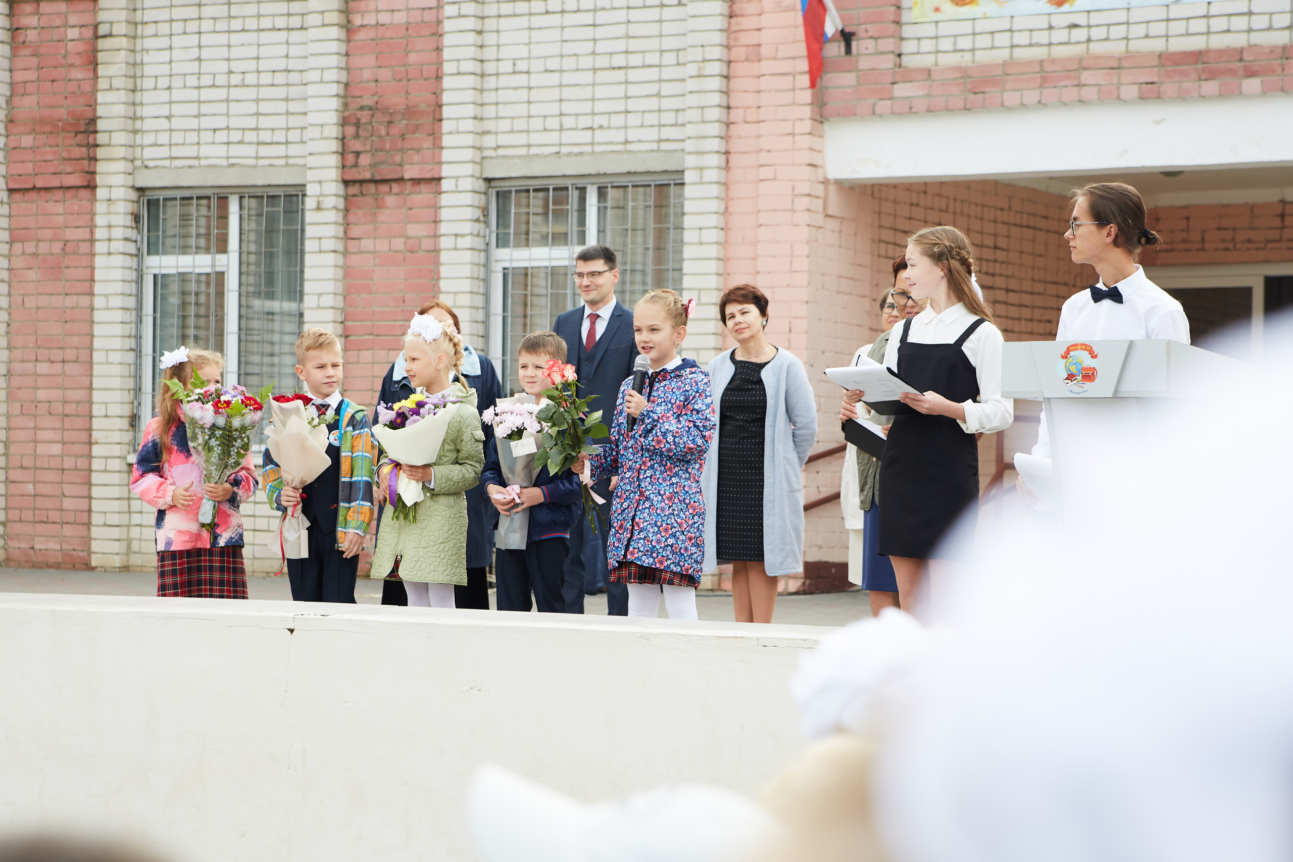 1 сентября в шк № 29. Школьный и семейный фотограф в Йошкар-Оле Татьяна Баркалова