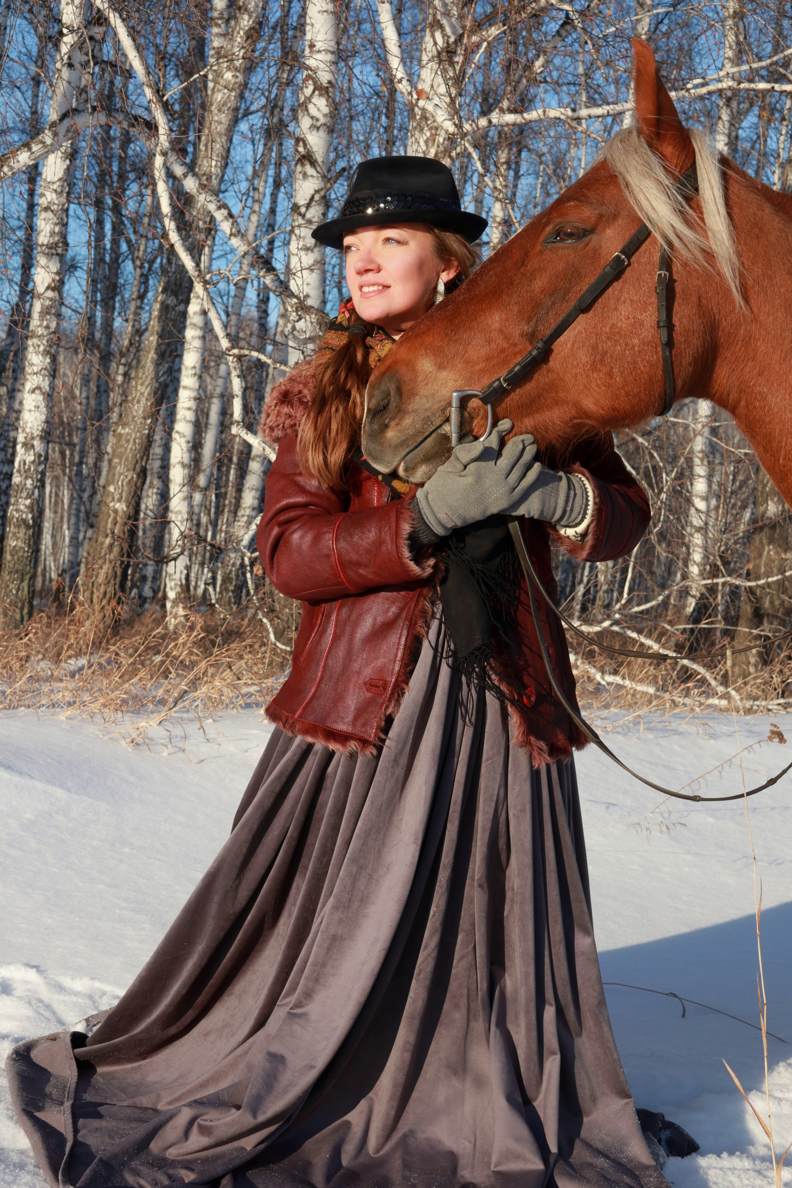 Зимняя конная охота. Фотохудожник Светлана Финадеева. Челябинск