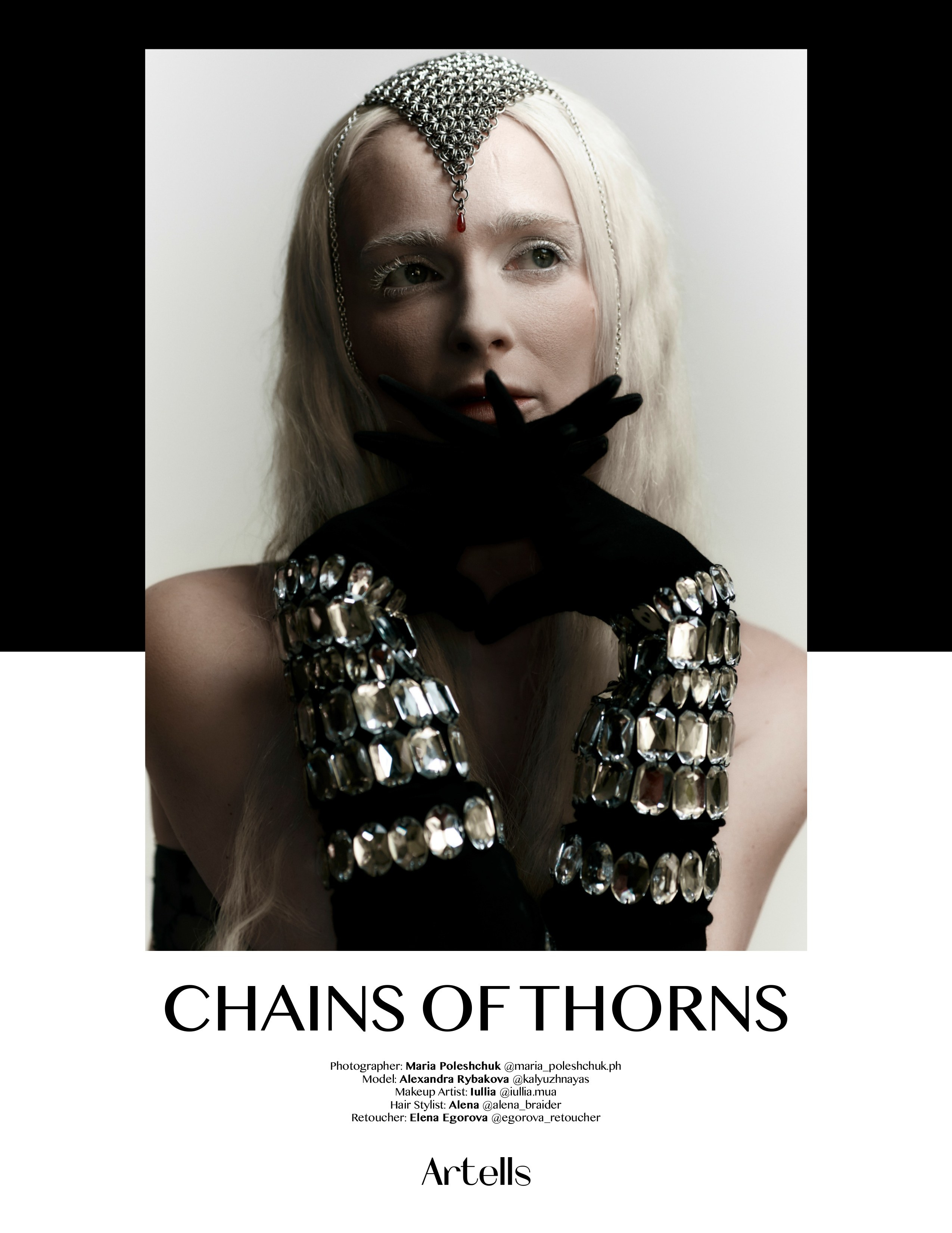 Chains of Thorns | Fashion Editorial in Artells Magazine