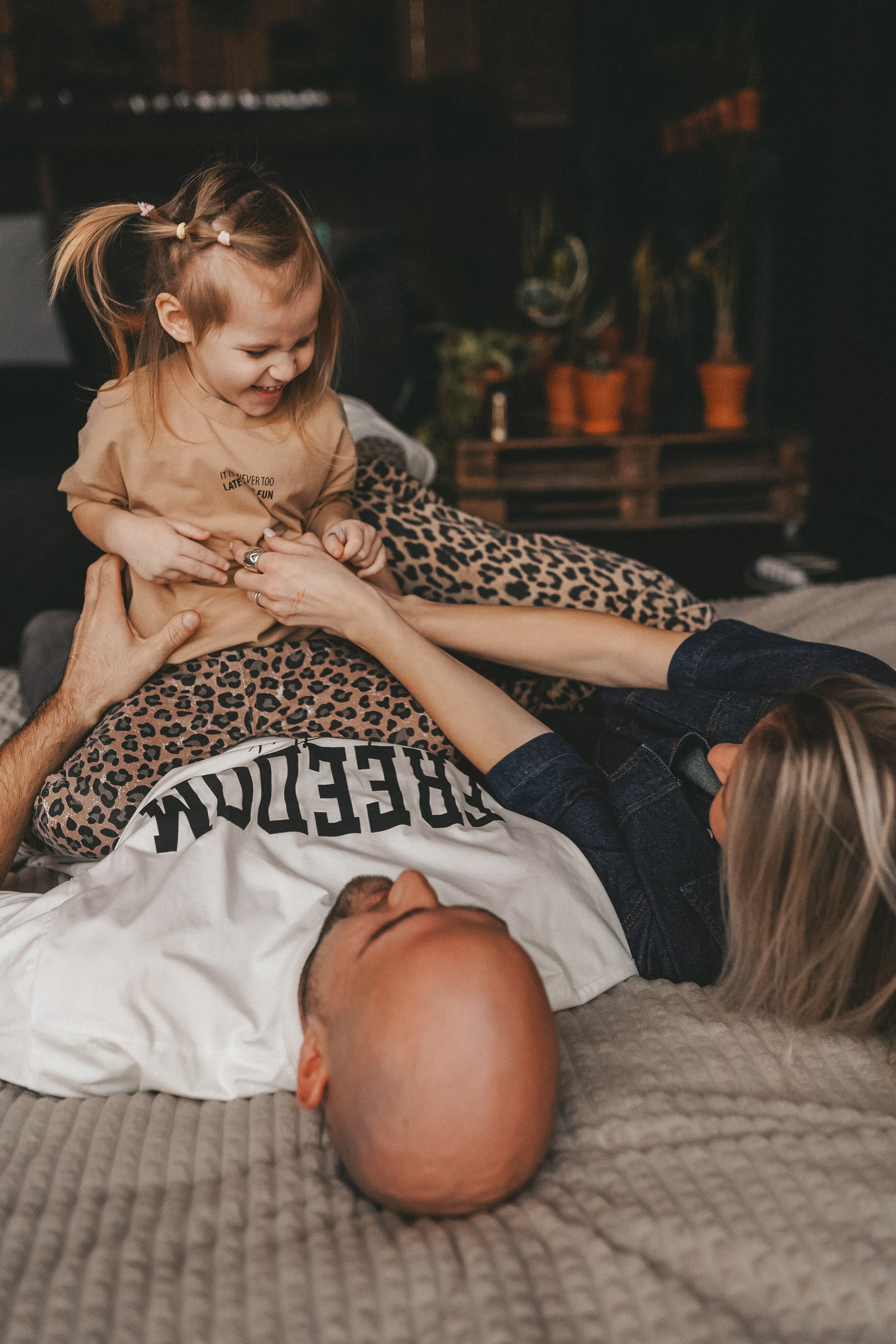 Андрей, Катя, Кира. Семейный lifestyle фотограф Наталья Разгуляева в Москве