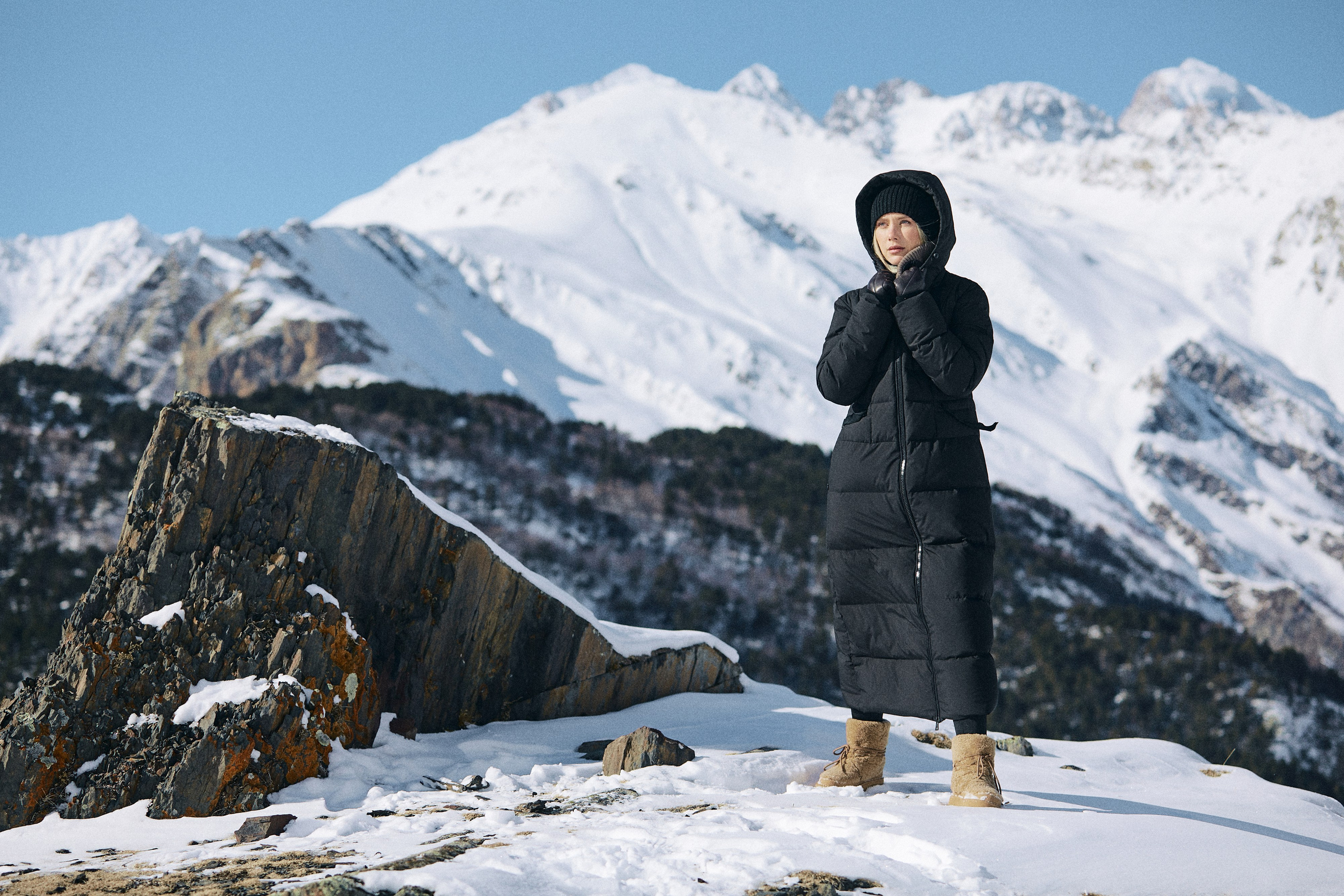 Имиджевая съемка для бренда. Фотограф Продюсер в горах КБР / Москва Нальчик Горы
