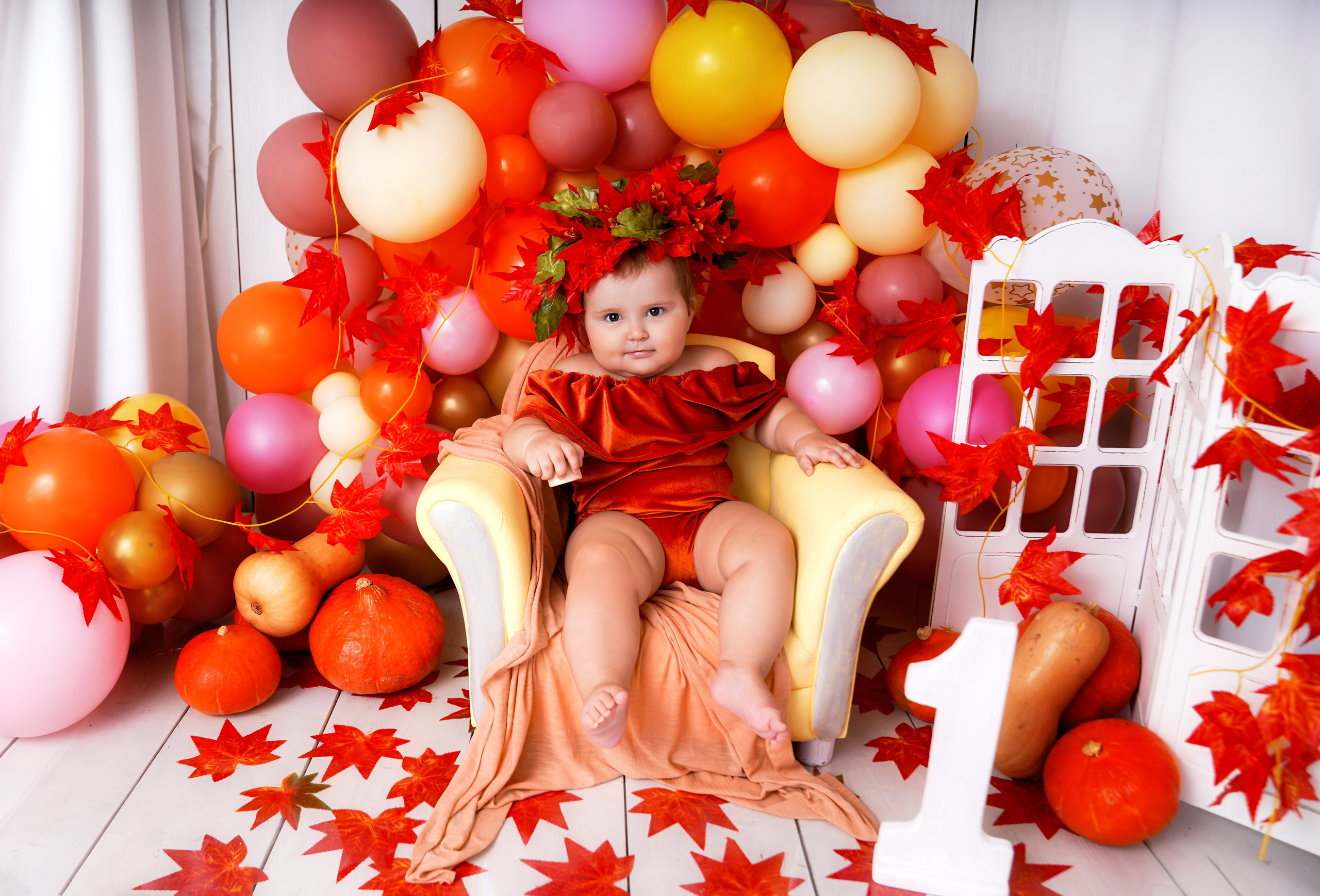 Фотосессия ГОДОВАСИЕ. Фотограф новорожденных, детей до года и беременных в Симферополе