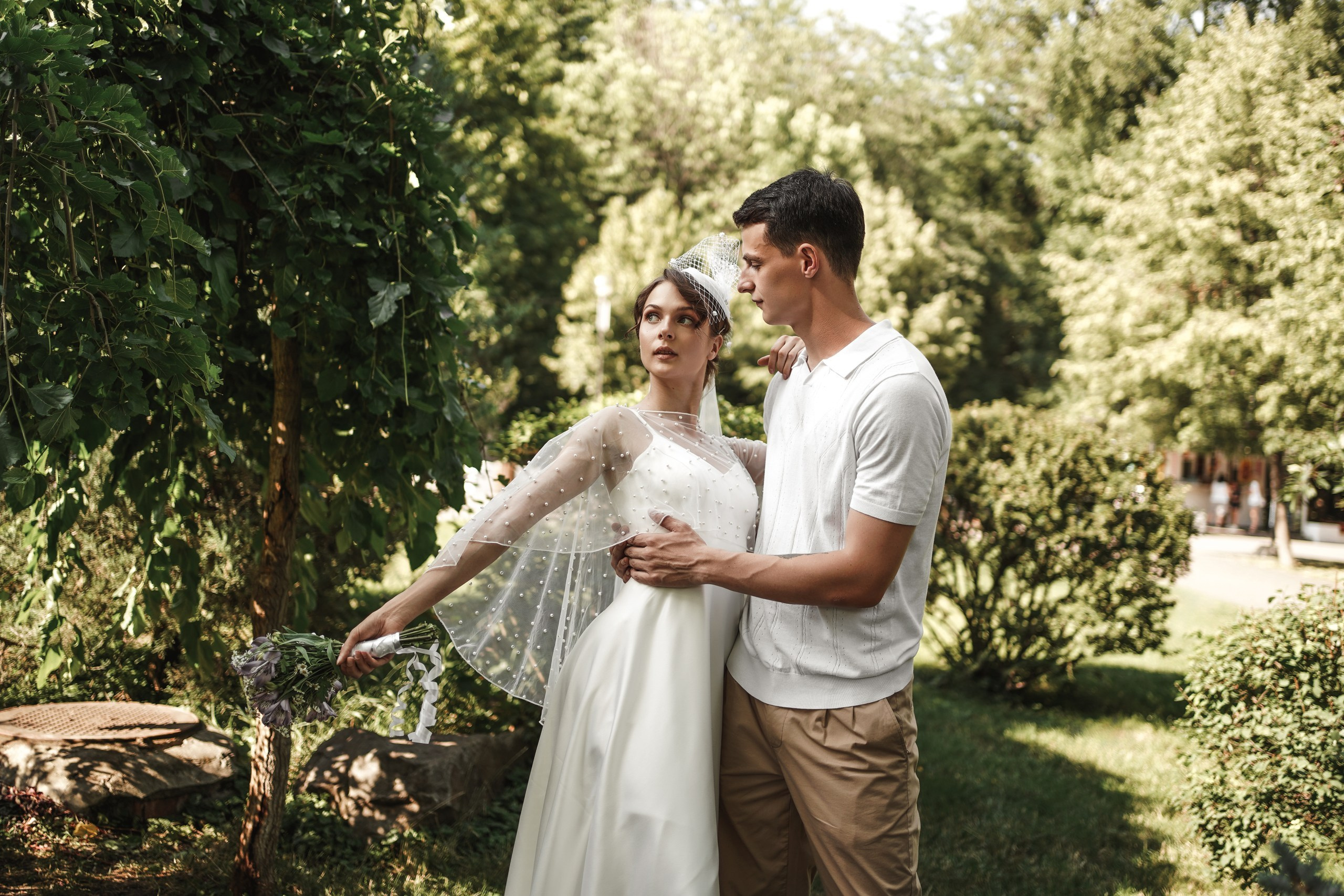 Свадебная фотосессия в парке имени Октябрьской Революции в г. Ростов-на-Дону. Свадебный фотограф в Ростове-на-Дону. Таинство Крещения и Венчания, семейные фотосессии. Алёна Чёботова