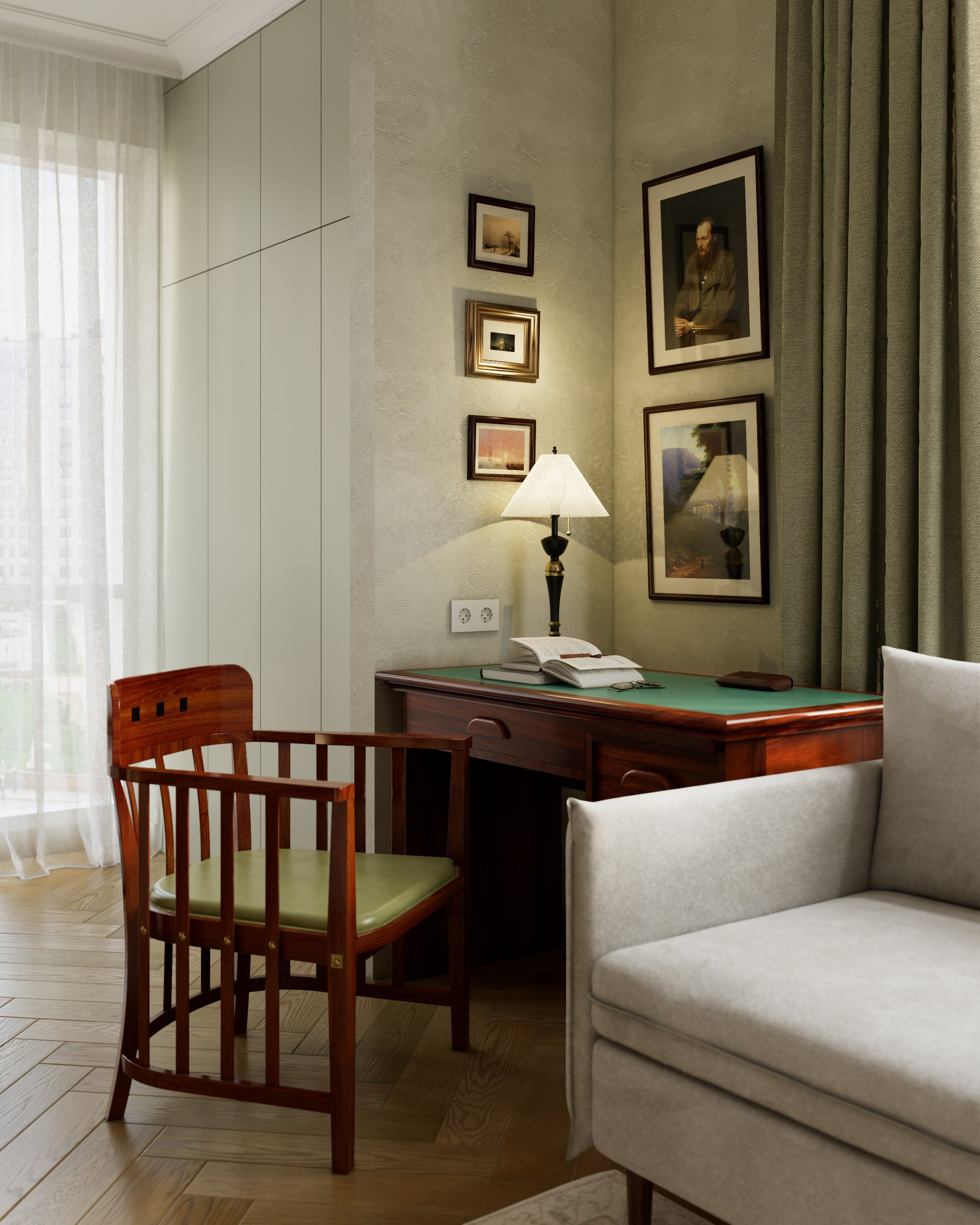 Визуализатор интерьера. SketchUp + Enscape. Емцова Елизавета