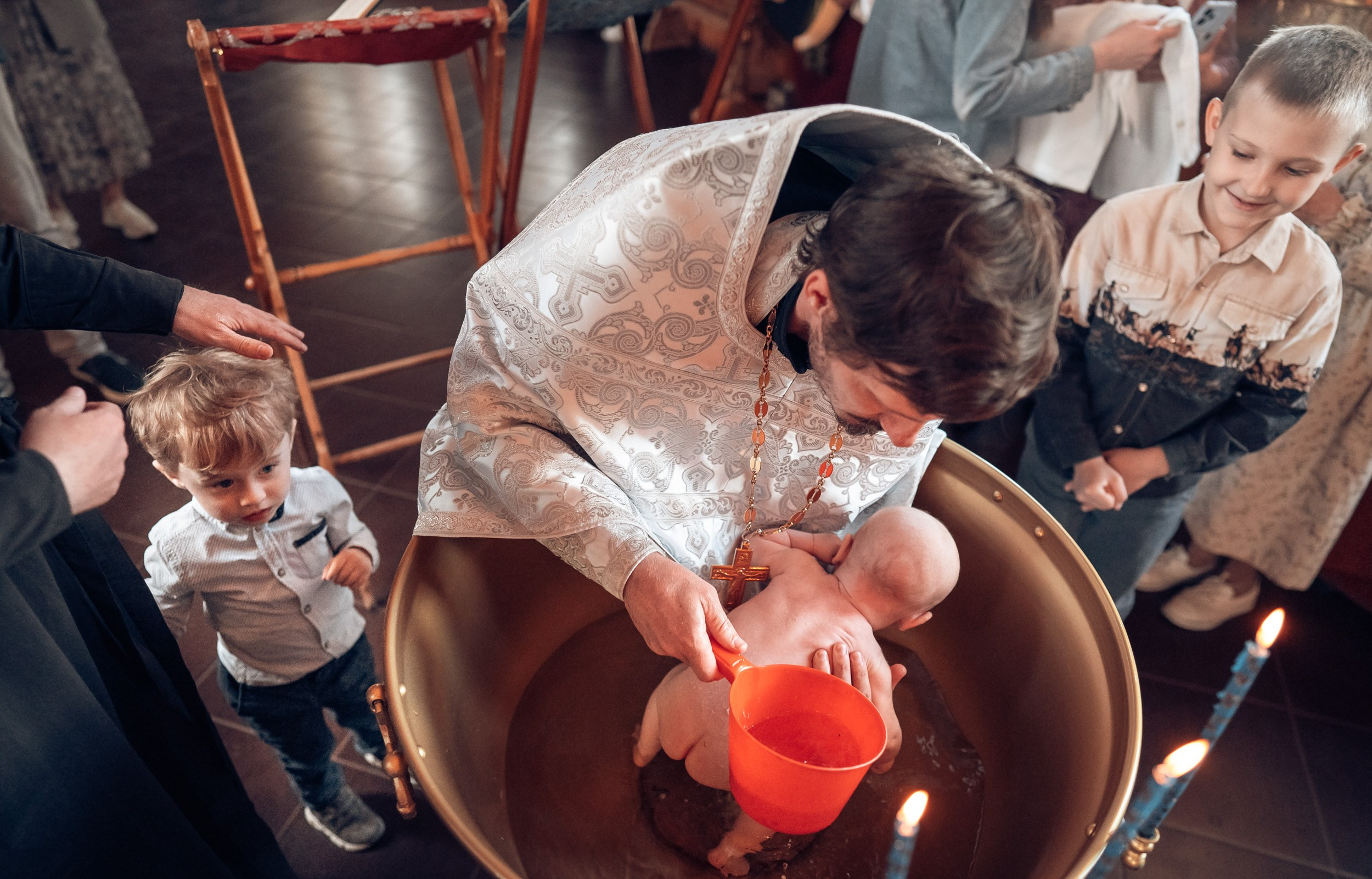 Крещение в храме Блж.Ксении Петербургской Севастополь. Церковный фотограф Севастополь