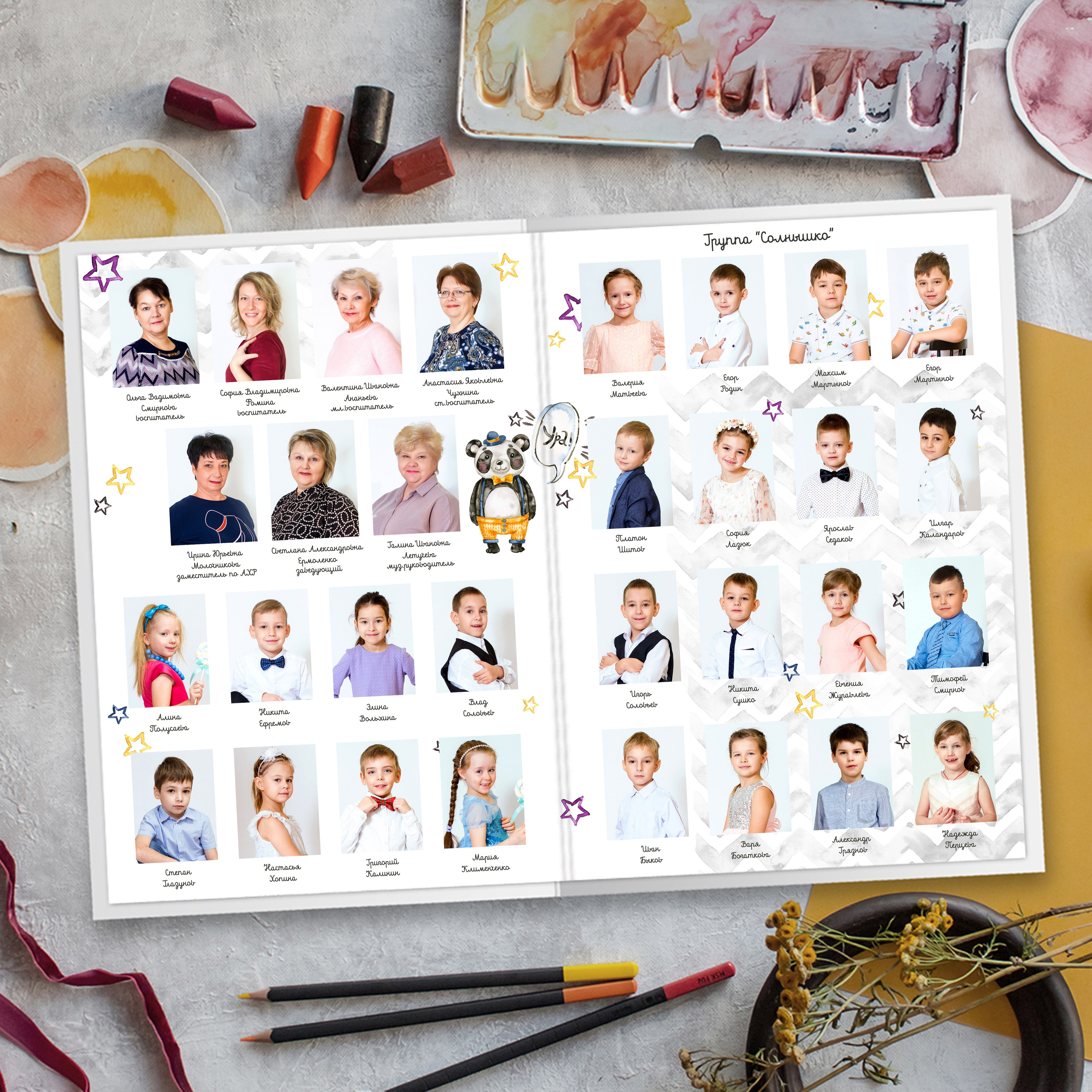 Выпускные альбомы в детский сад 1 разворот супер мини заказать Иваново Ярославле Костроме Владимире. Выпускные альбомы в Иваново в детский сад и школу. Александр и Светлана Янкины