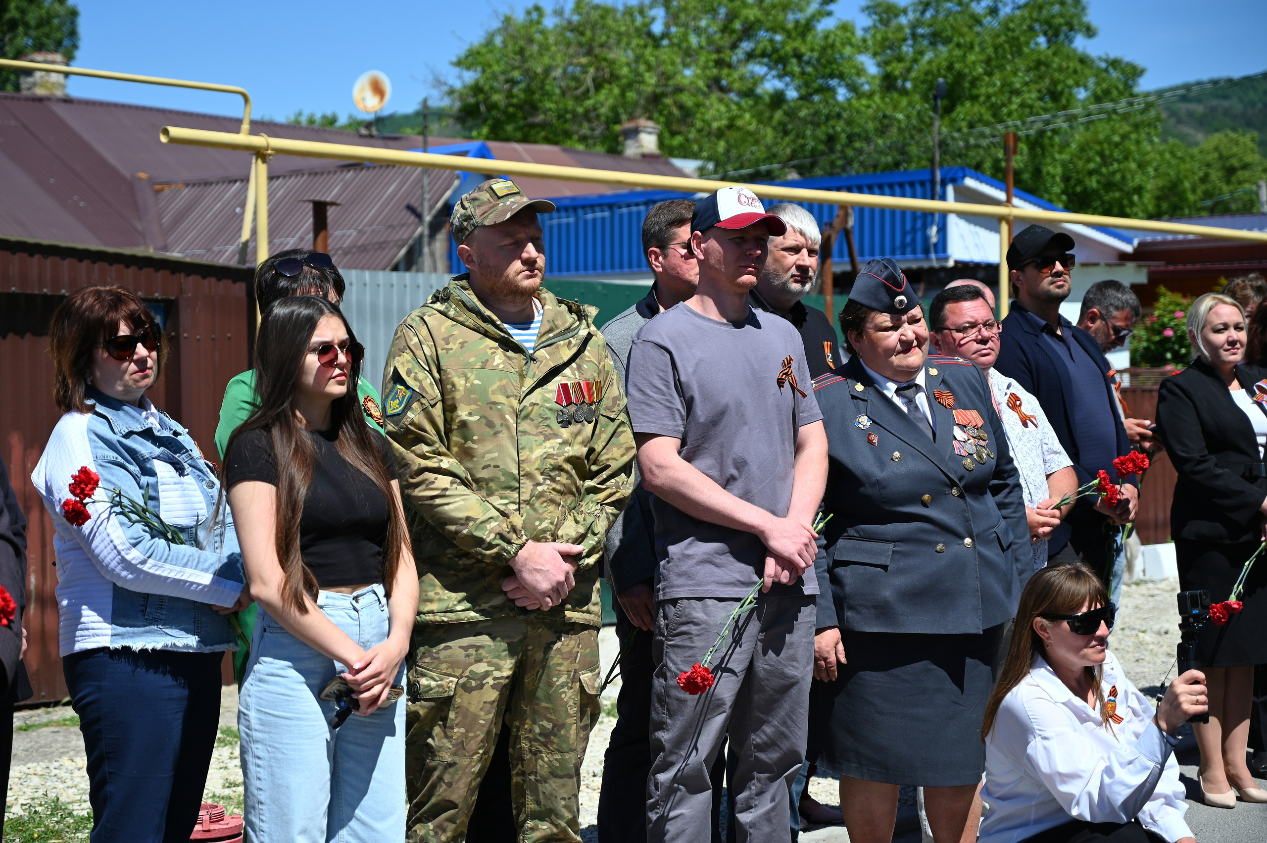 Митинг в с. Виноградное. Жизнь курорта Кабардинка в фотографиях