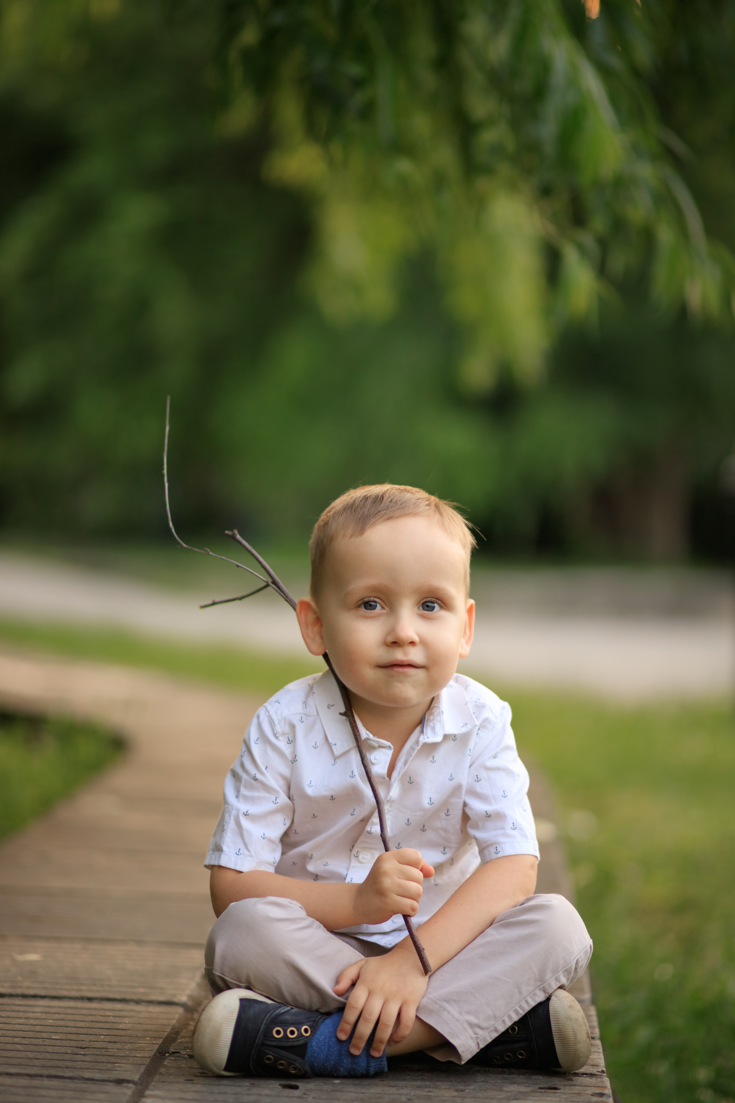 Фотосессия Германа, Елены и Арсения в Чистяковской Роще. Семейный и детский фотограф в Краснодаре Лафета Алена