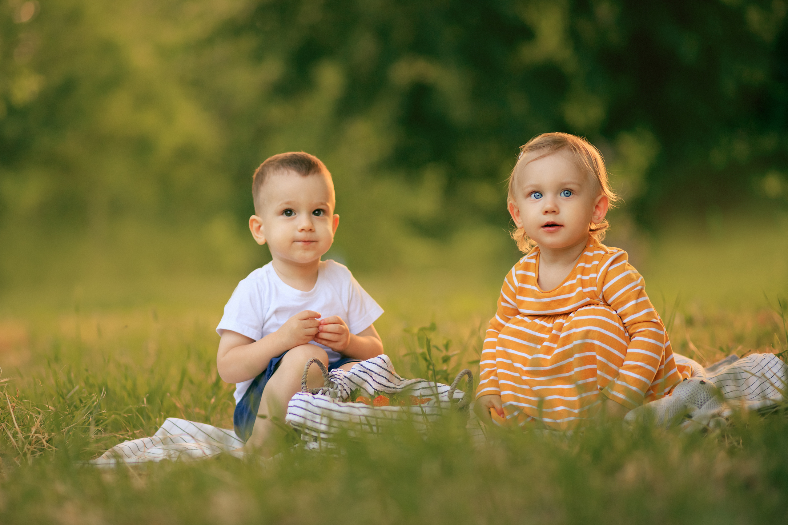 Пупсики в Роще. Варя и Веня. Семейный и детский фотограф в Краснодаре Лафета Алена