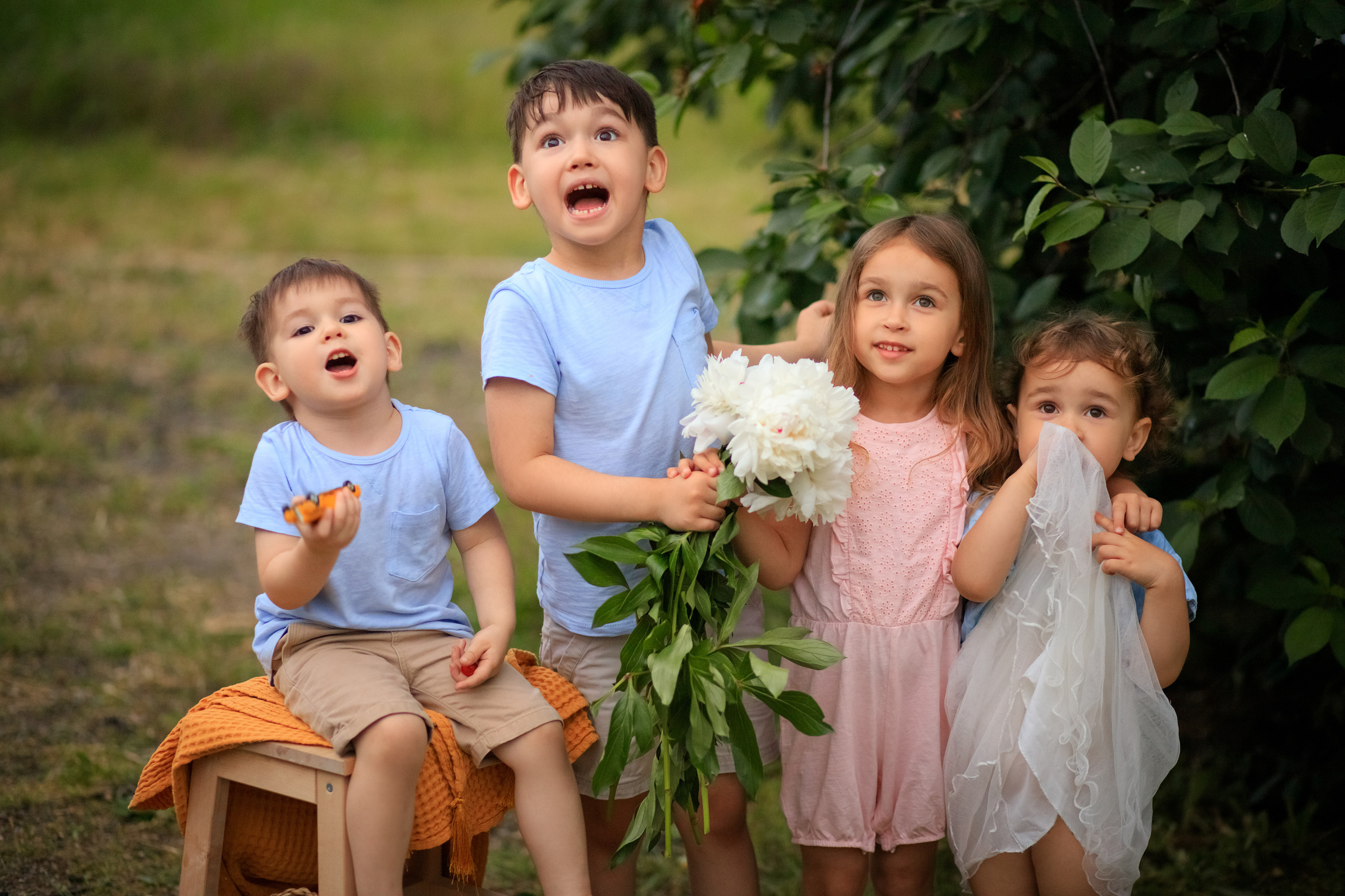 Пионы. Семейный и детский фотограф в Краснодаре Лафета Алена