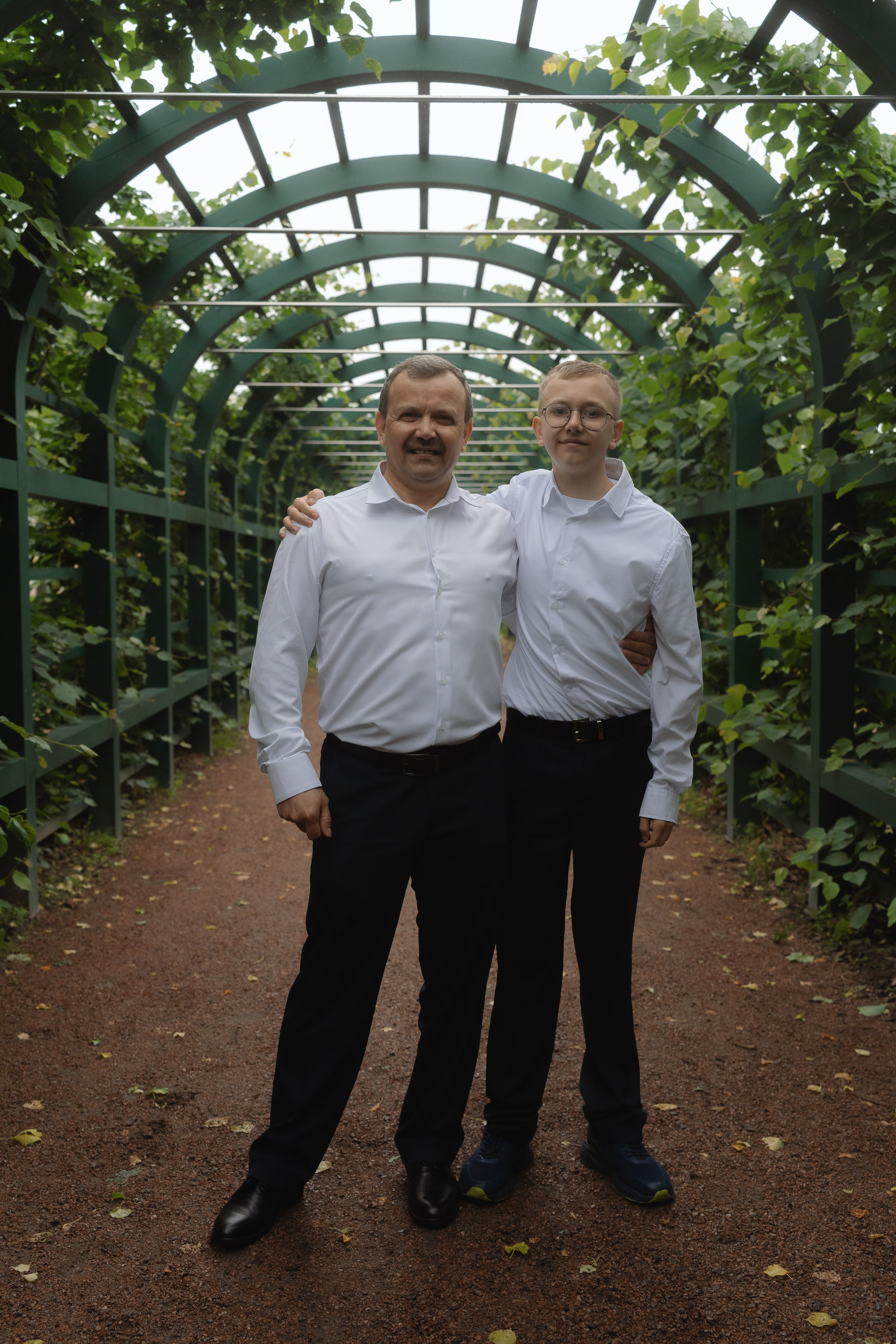 Фотосессия в Верхнем саду Петергофа