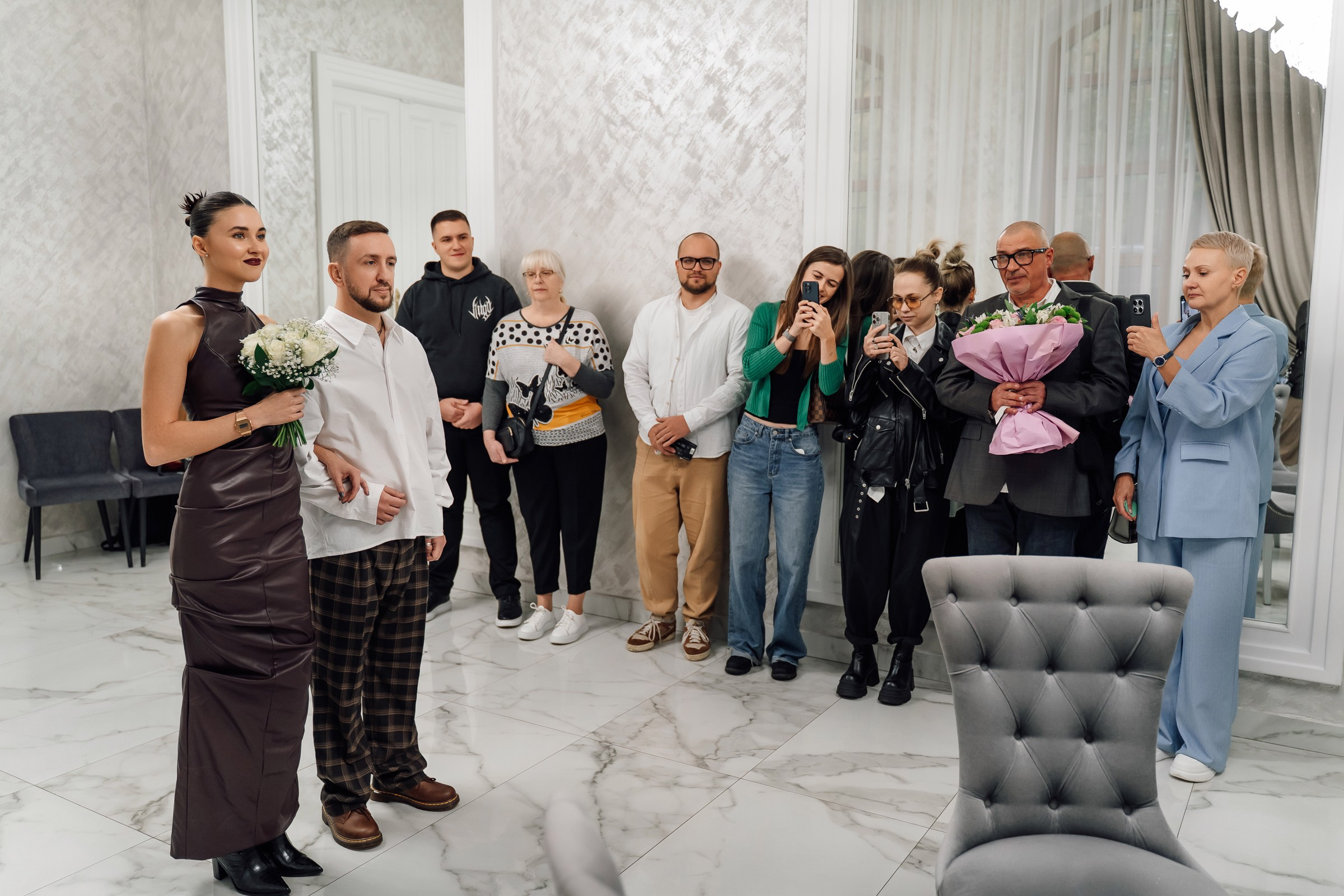 Осенняя свадьба в Кутузовском ЗАГСе Москвы