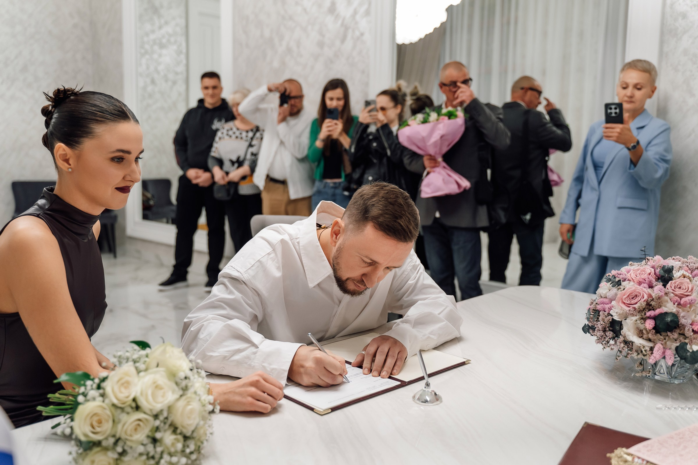 Осенняя свадьба в Кутузовском ЗАГСе Москвы