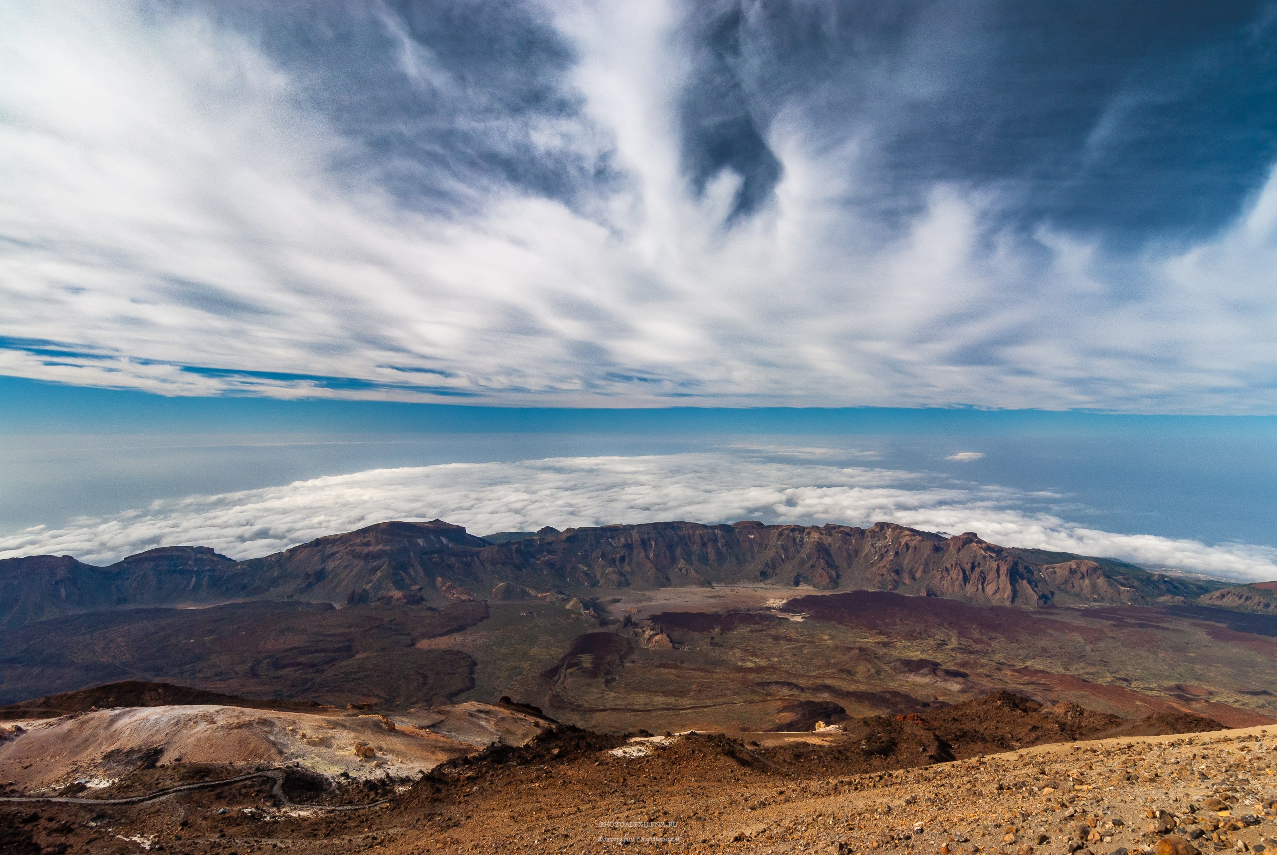 В кальдере вулкана. Авторские стильные фотокартины