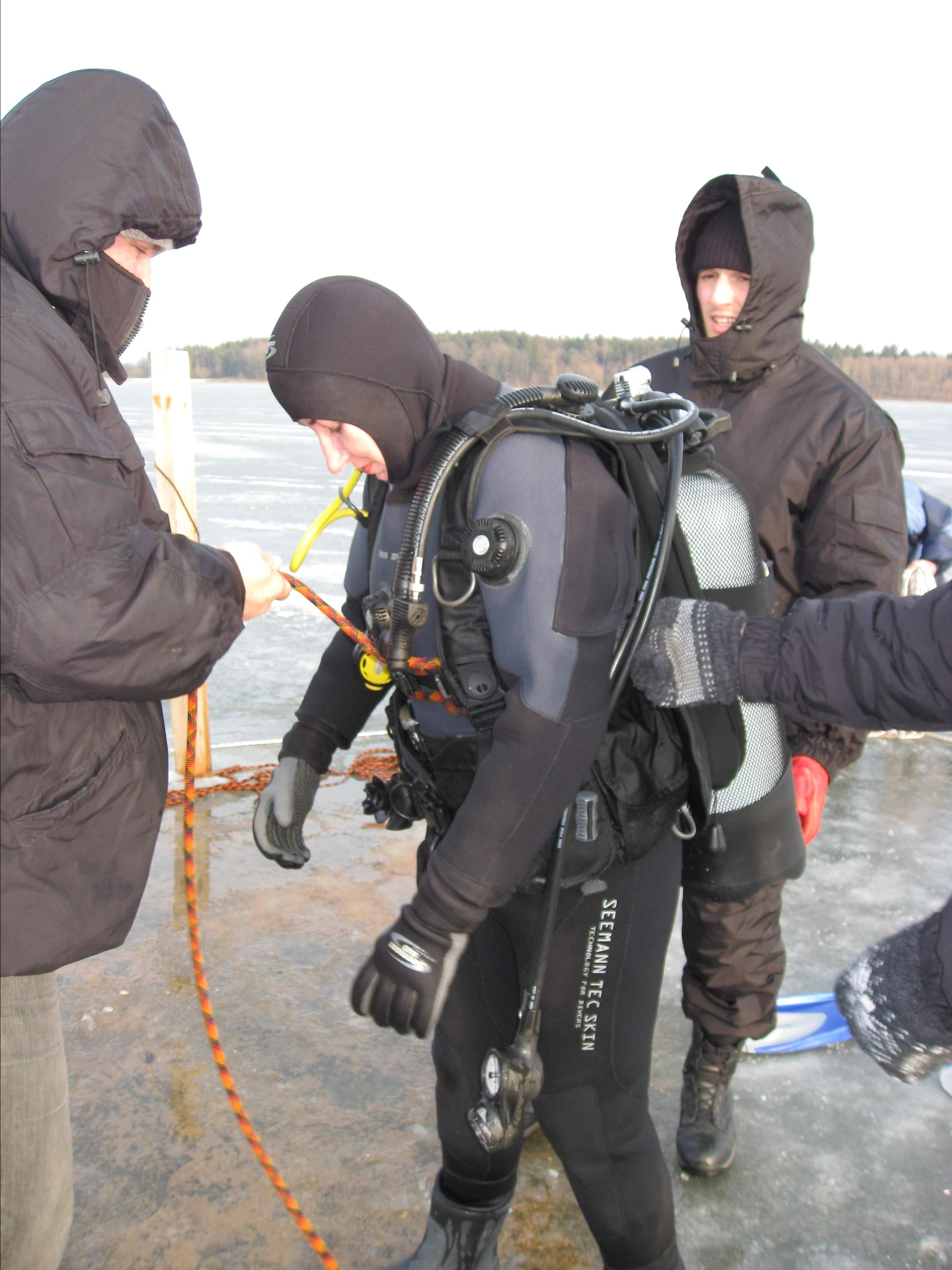 Курс Ice Diver. Дайвинг-клуб «Капитан Морган», Беларусь