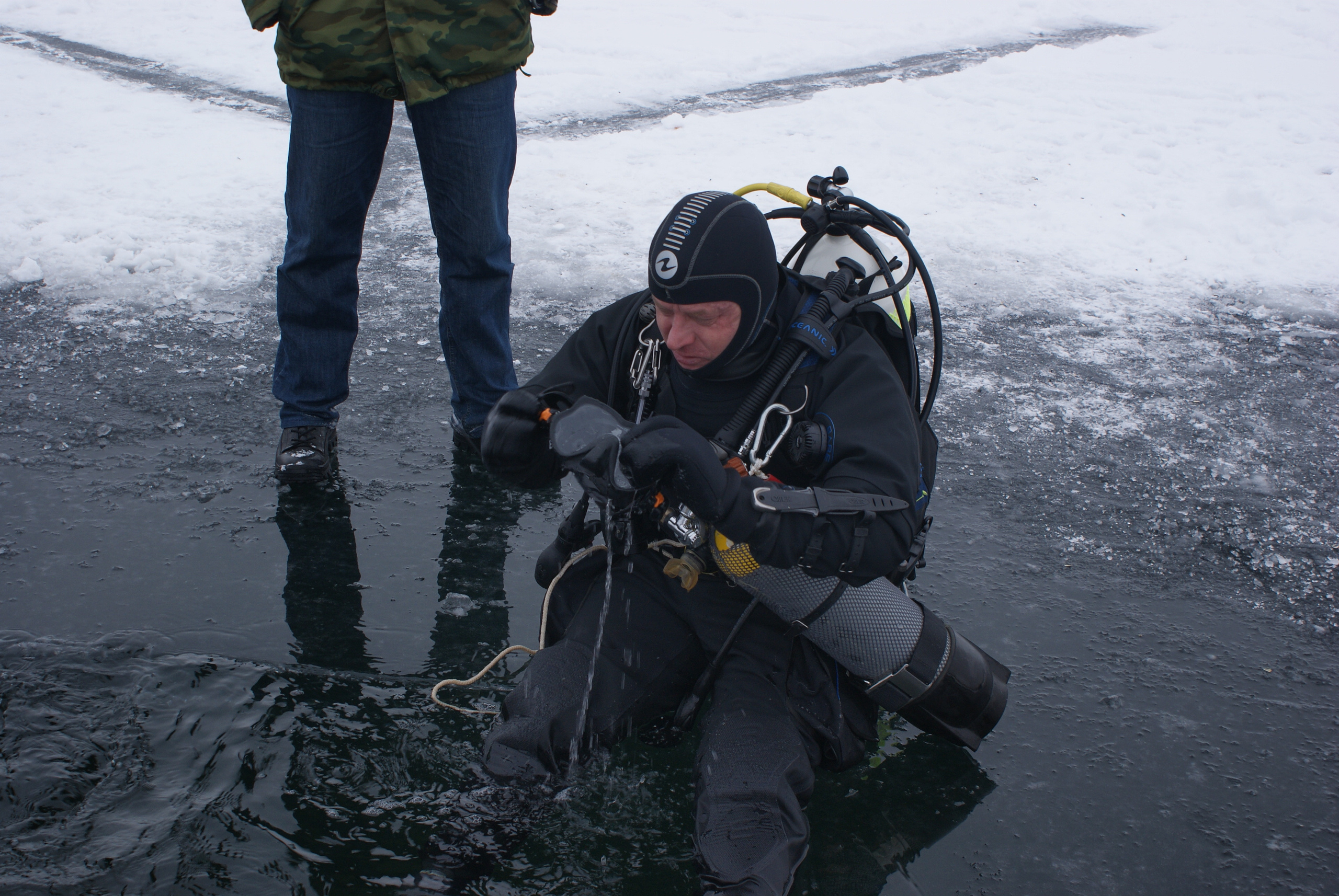 Курс Ice Diver. Дайвинг-клуб «Капитан Морган», Беларусь