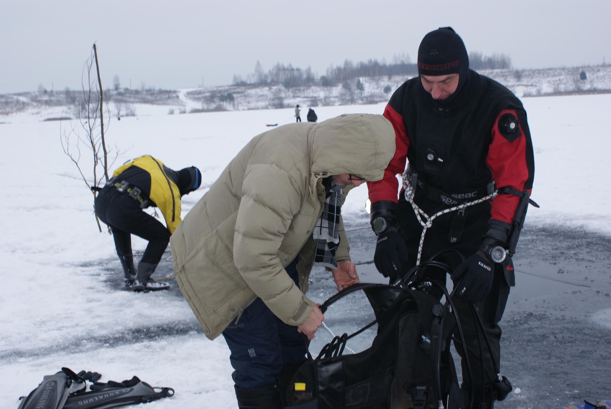 Курс Ice Diver. Дайвинг-клуб «Капитан Морган», Беларусь