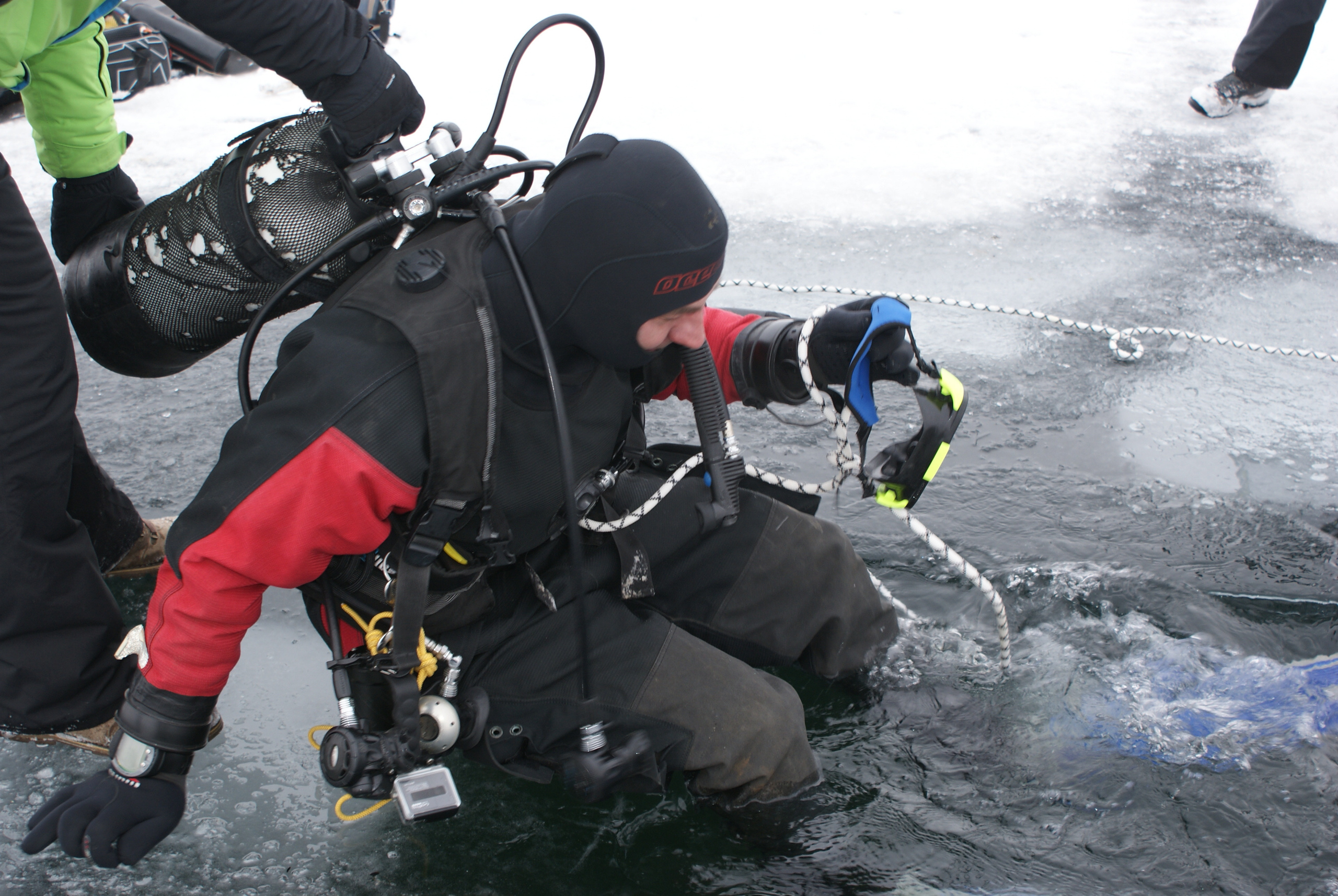 Курс Ice Diver. Дайвинг-клуб «Капитан Морган», Беларусь