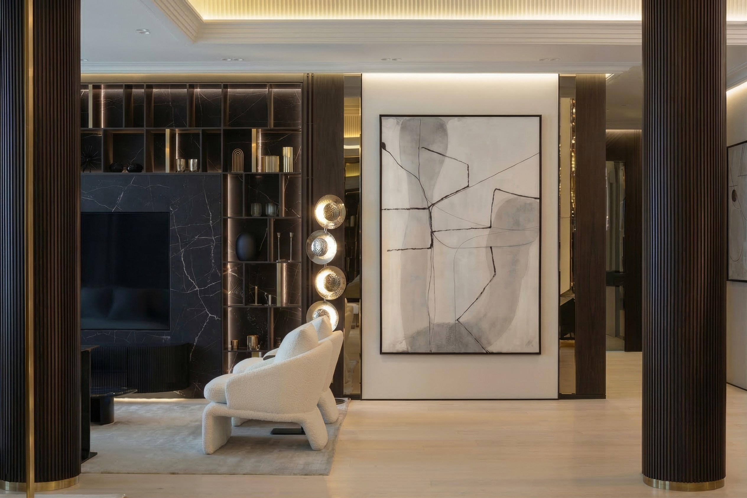 Дизайн двухуровневого пентхауса 500 м² с террасами и Wellness-зоной | Валерия Котович