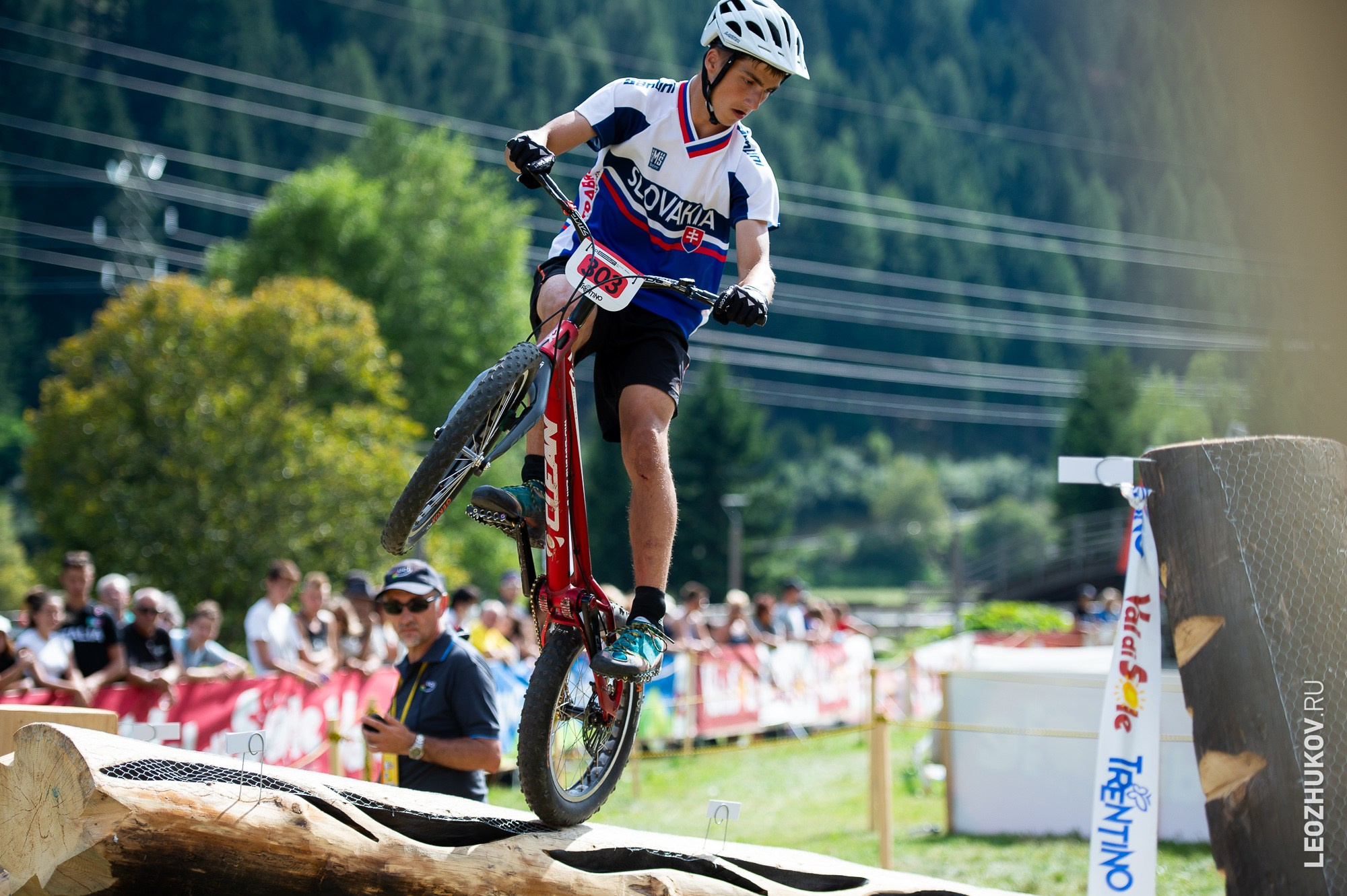 UCI Trials World Championships 2016 — finals. Sports photographer Leonid Zhukov