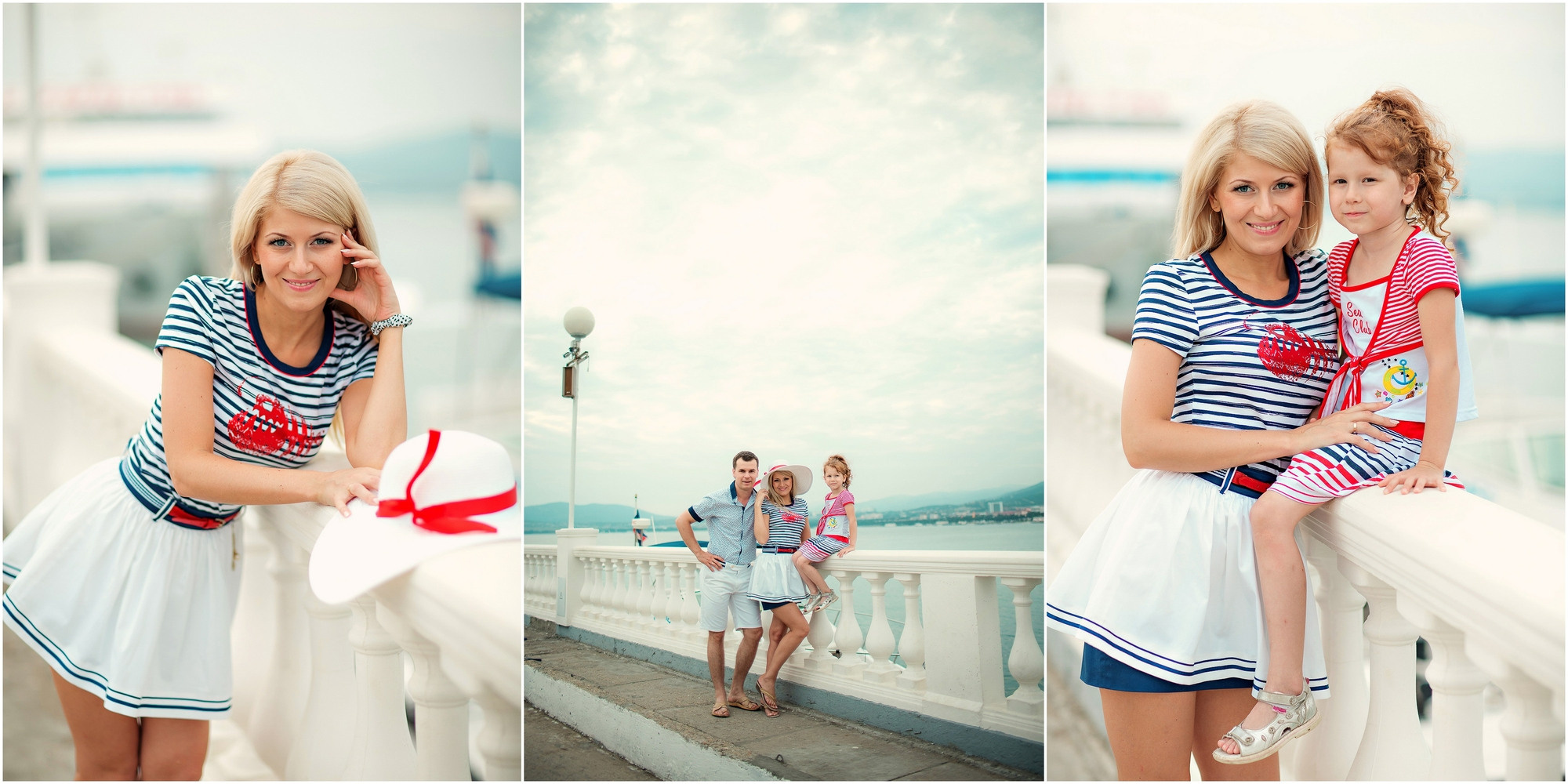 Семейная фотосессия на море