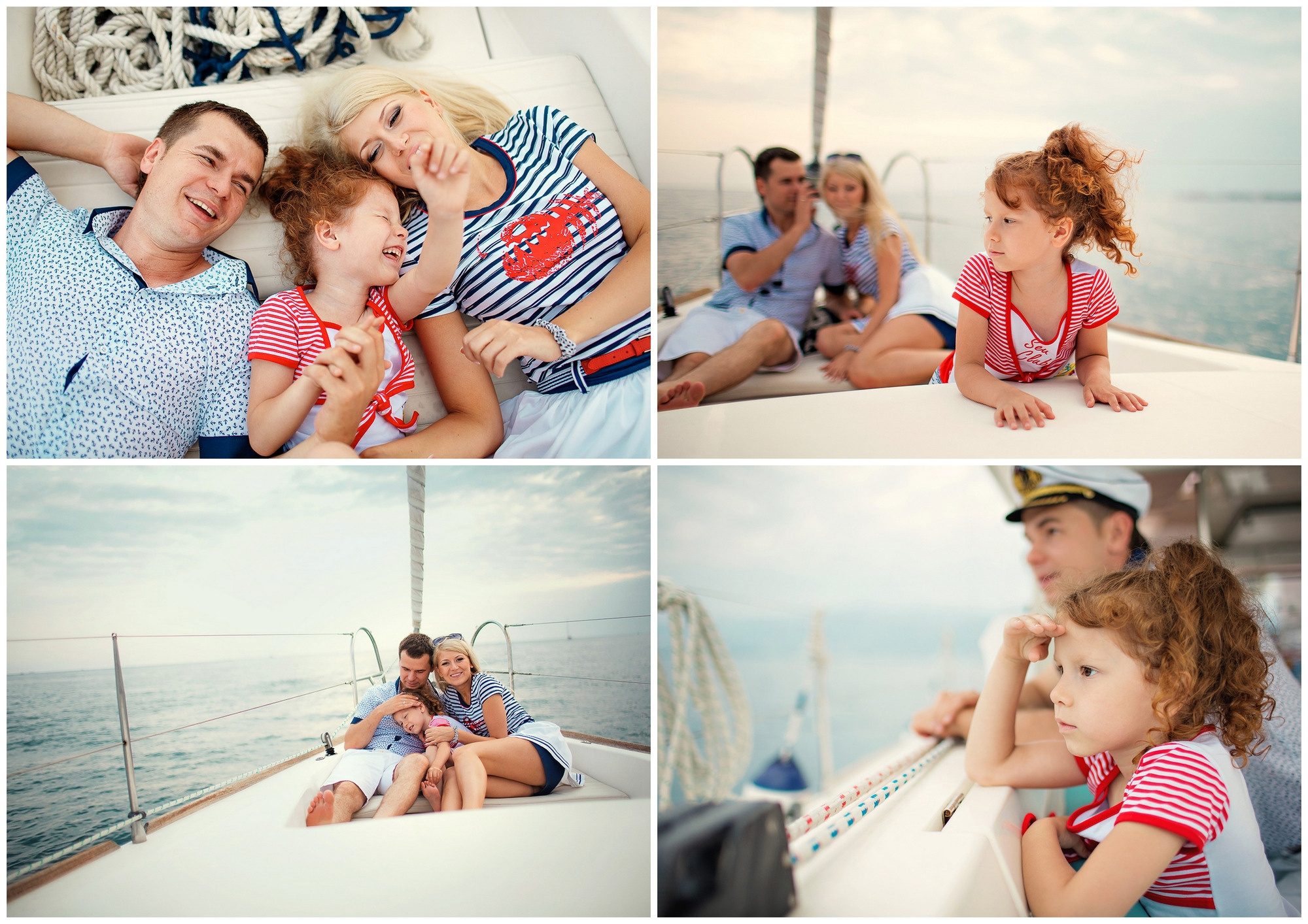Семейная фотосессия на море