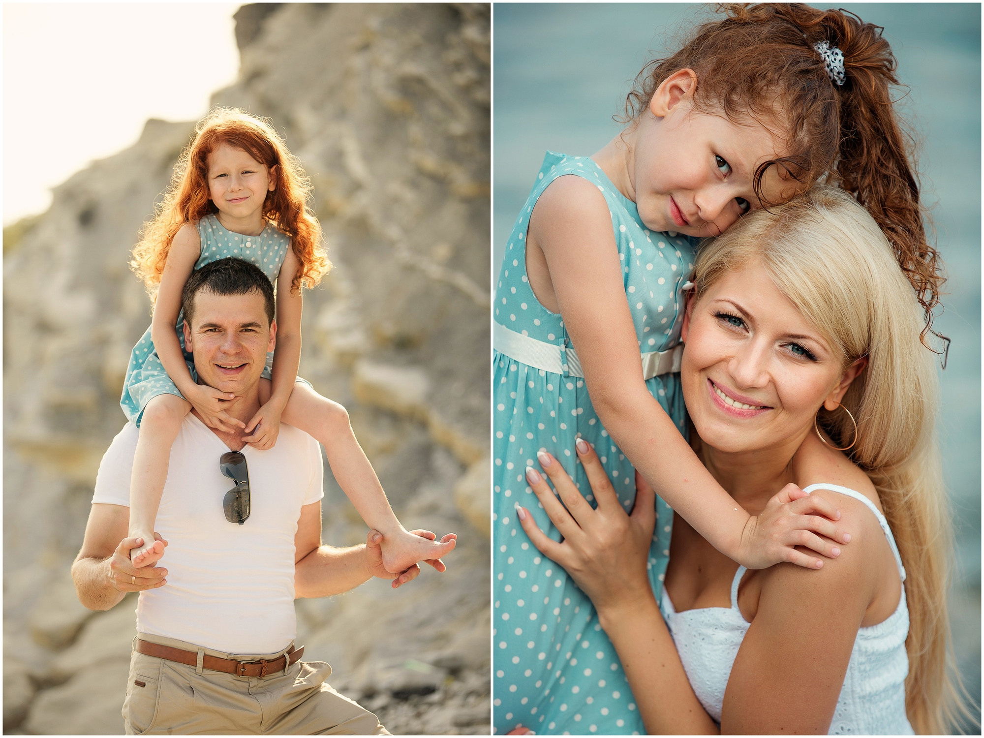 Семейная фотосессия на море