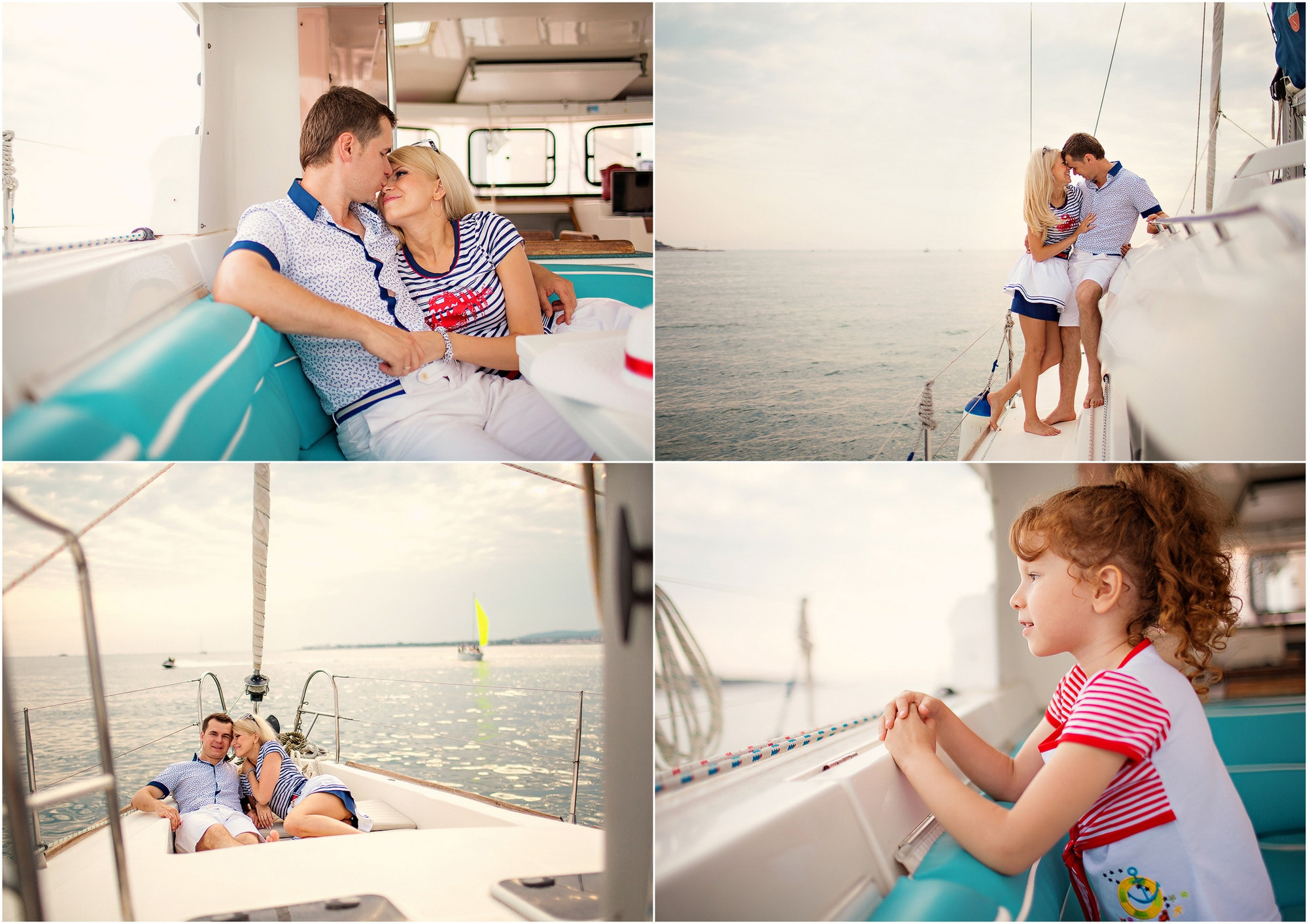 Семейная фотосессия на море