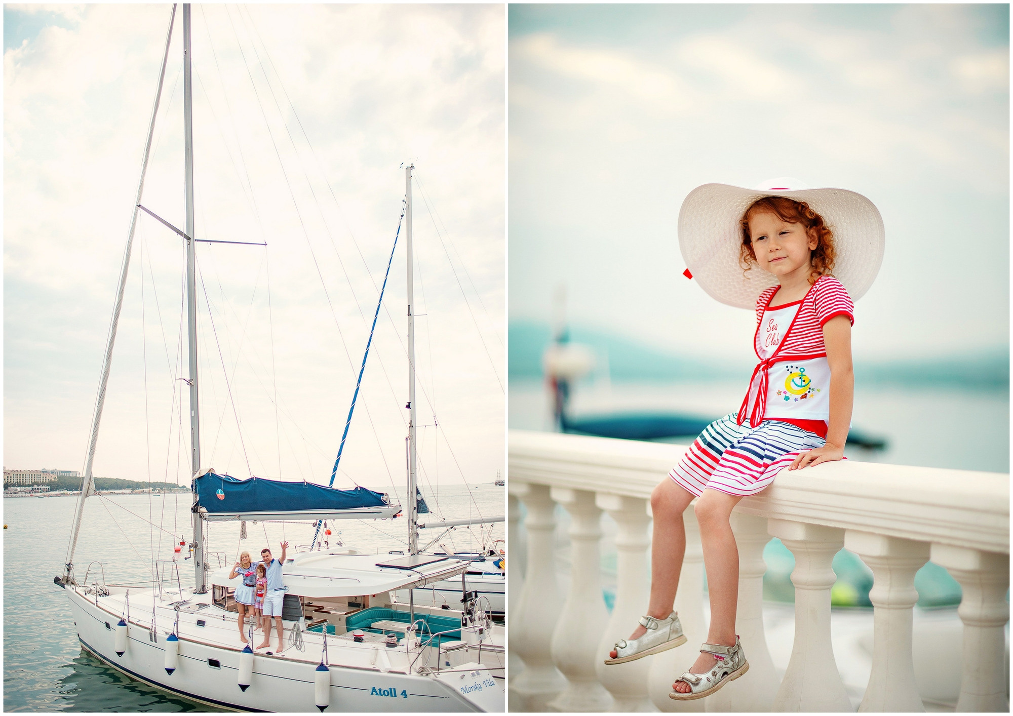 Семейная фотосессия на море