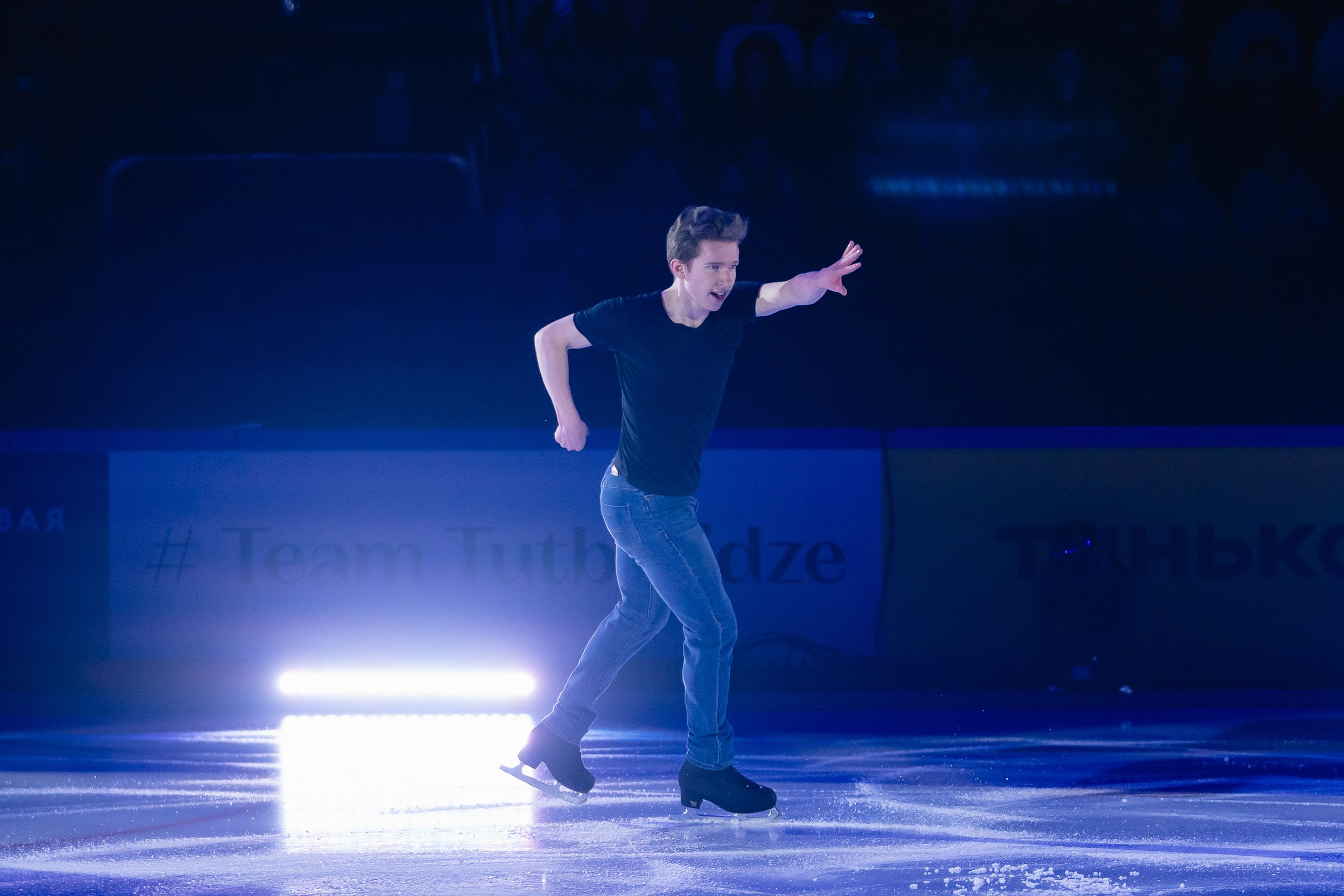 Шоу «Чемпионы на льду» в Новосибирске. Воробьева Ксения — Спортивный и танцевальный фотограф Новосибирск