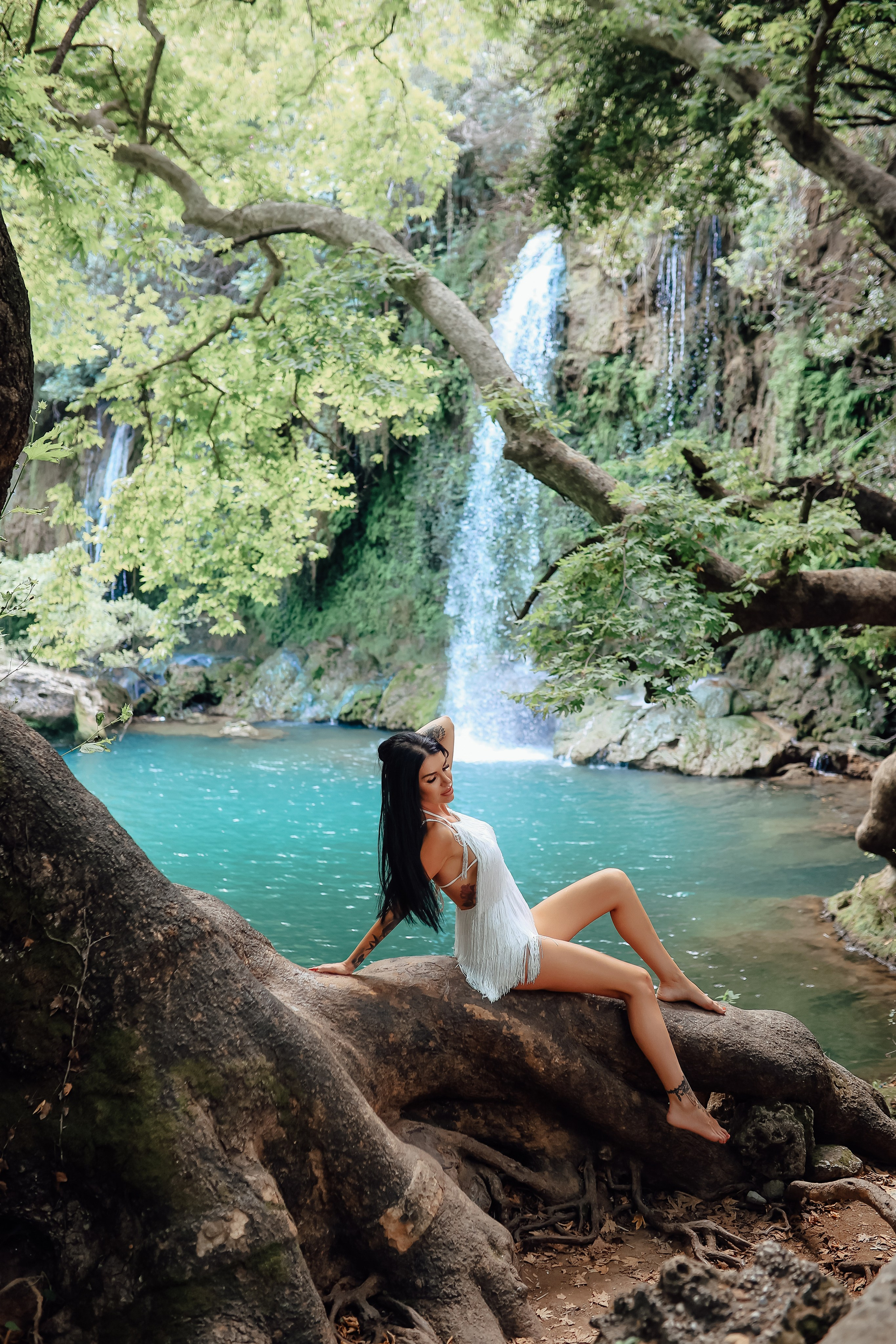Photoshooting at Kurshunlu waterfall