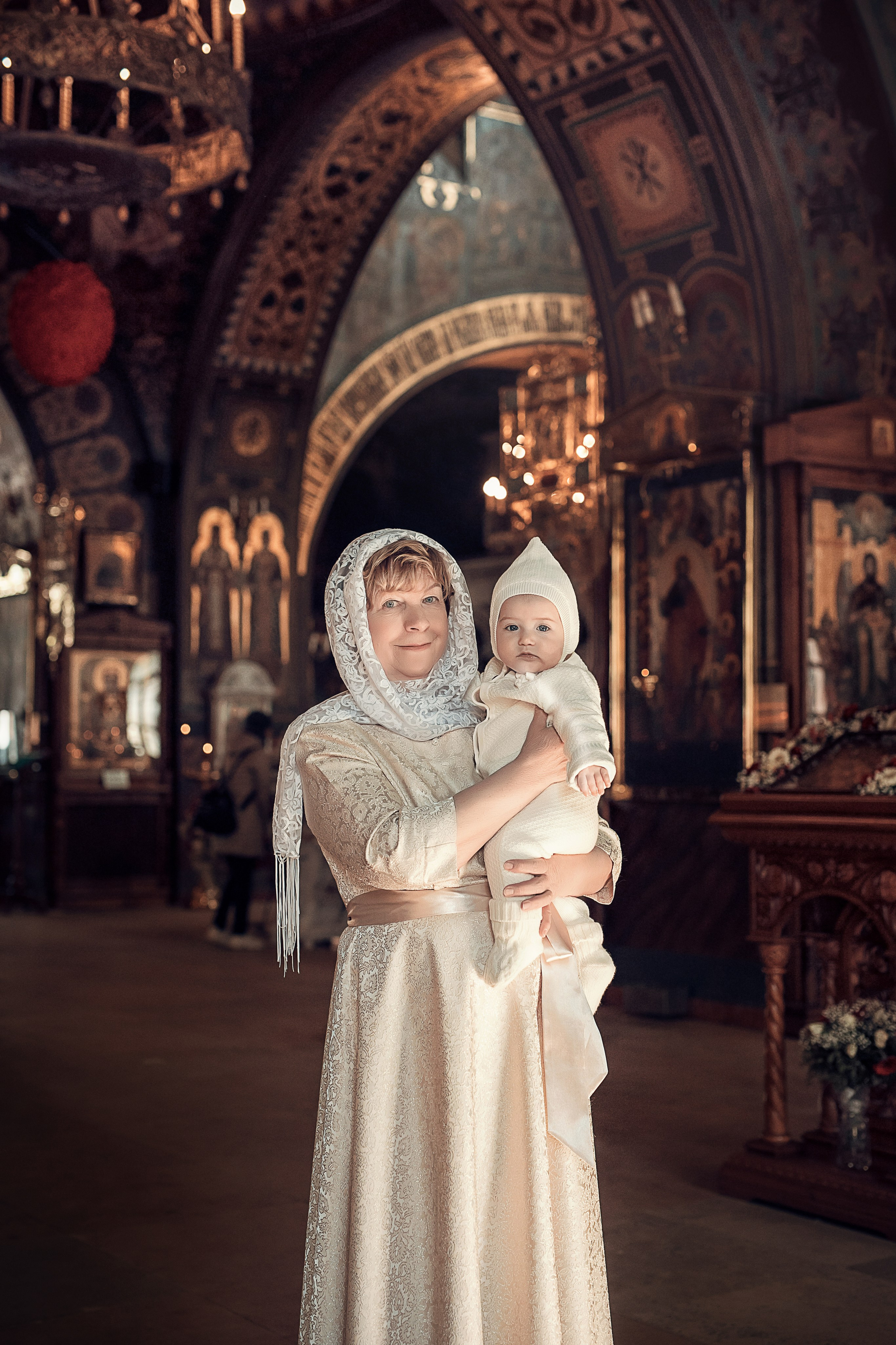 Крещение Екатерины в храме Святого Пимена в новых Воротниках