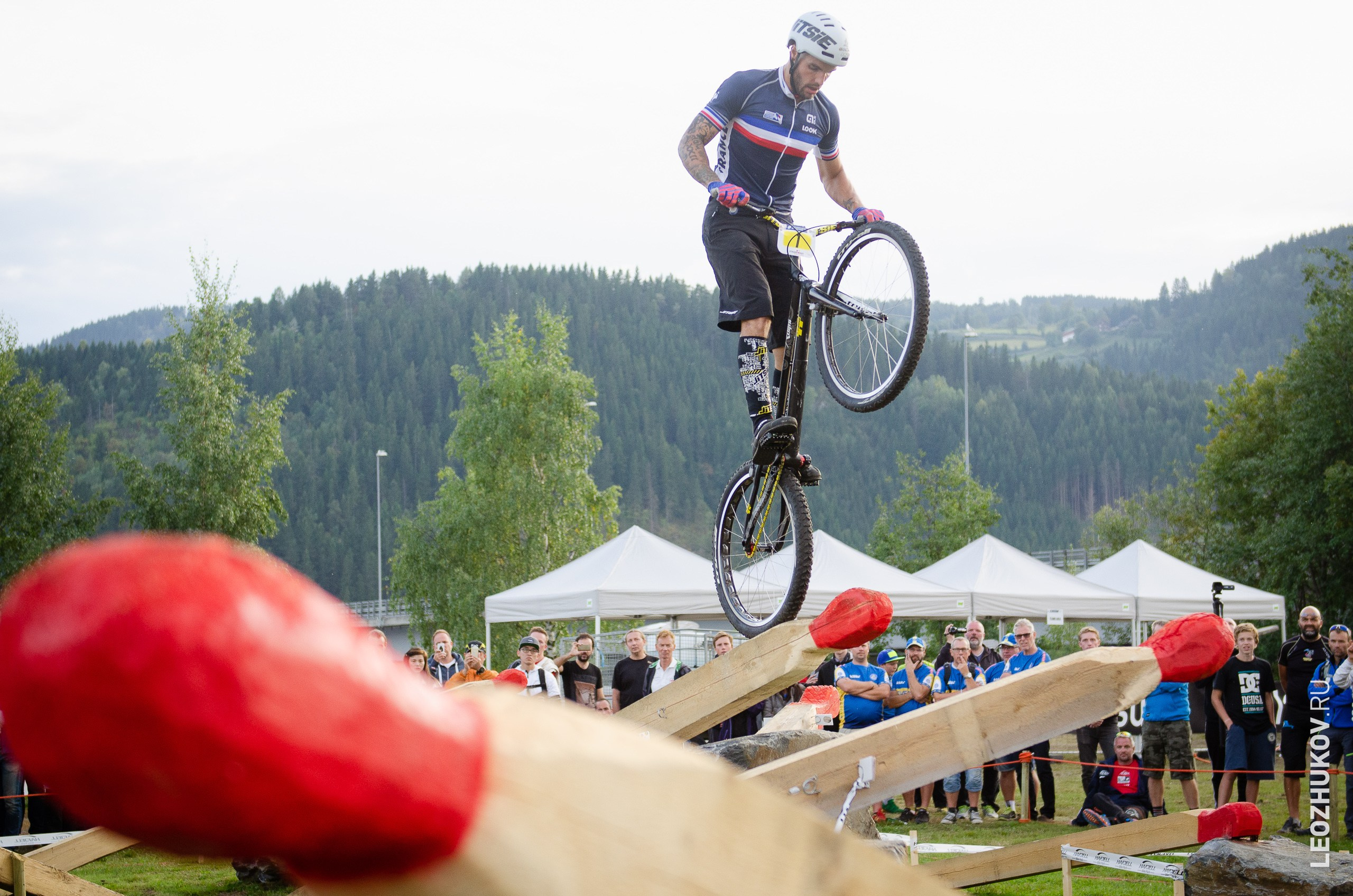UCI Trials World Championships 2014. Sports photographer Leonid Zhukov