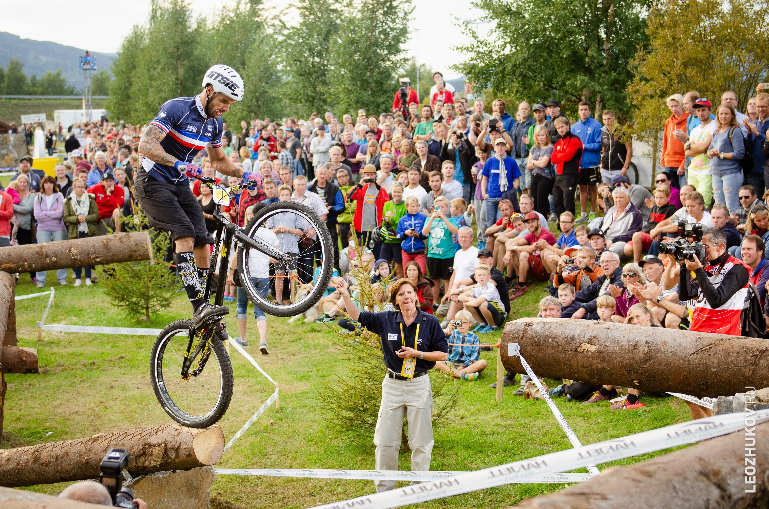 UCI Trials World Championships 2014. Sports photographer Leonid Zhukov