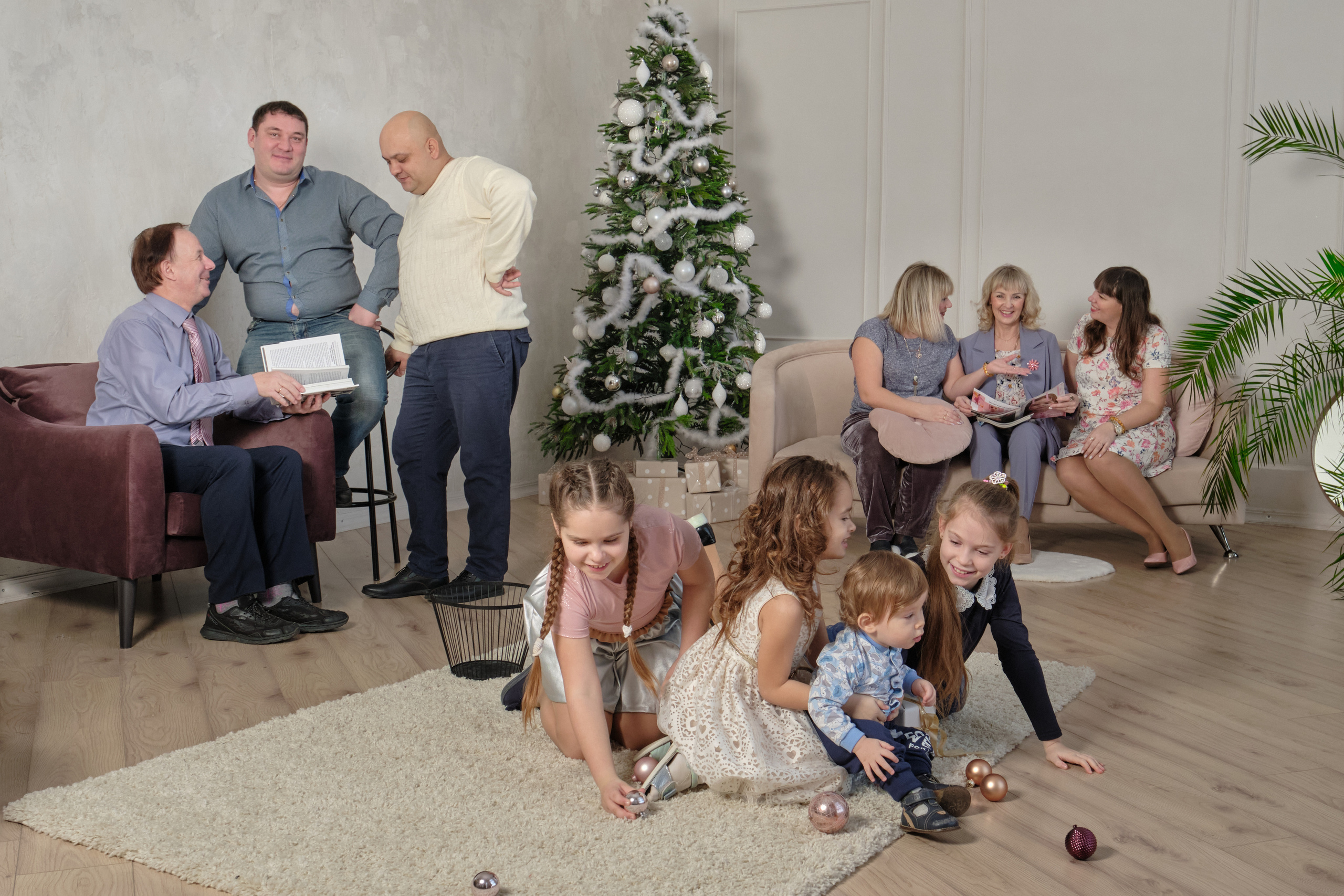 Новогодние фотосессии в студии