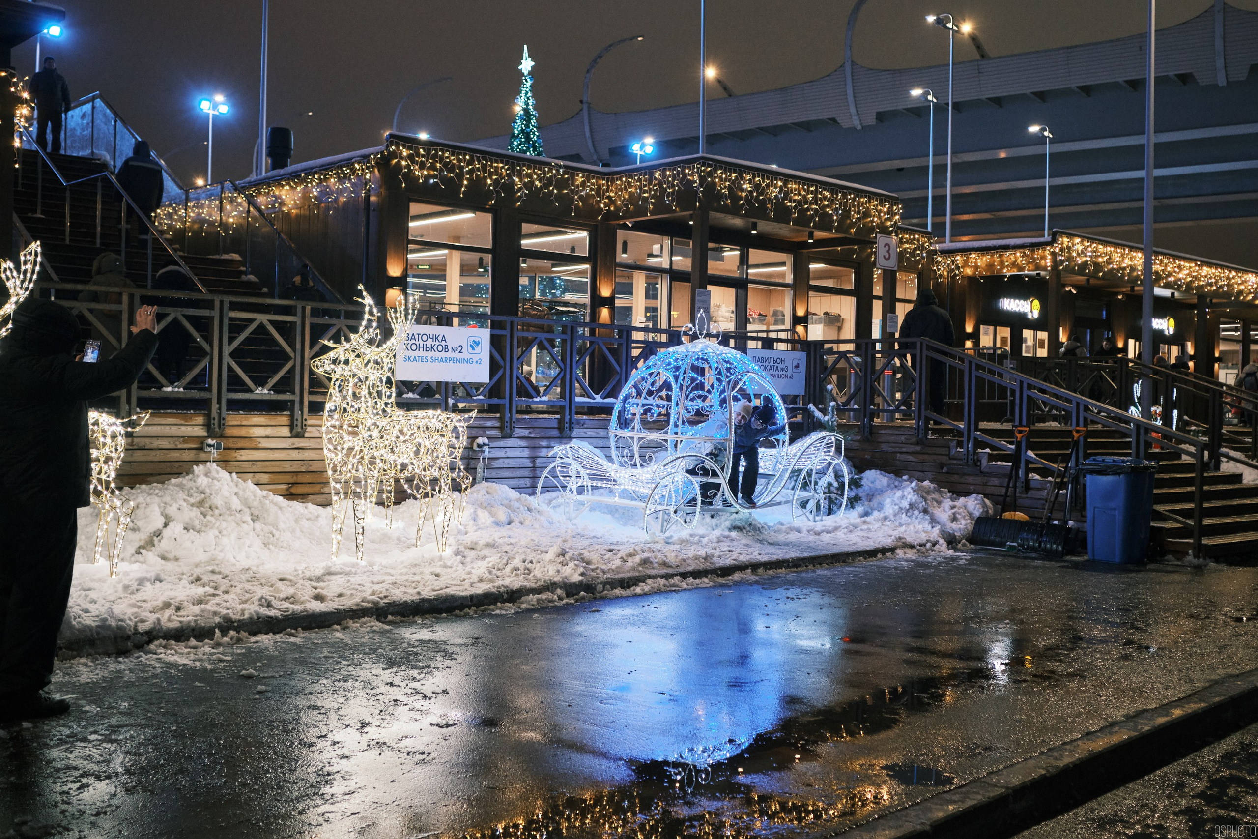 Снег и туман в Санкт-Петербурге. Фотографъ Сергѣевъ. Поймать мгновеніе