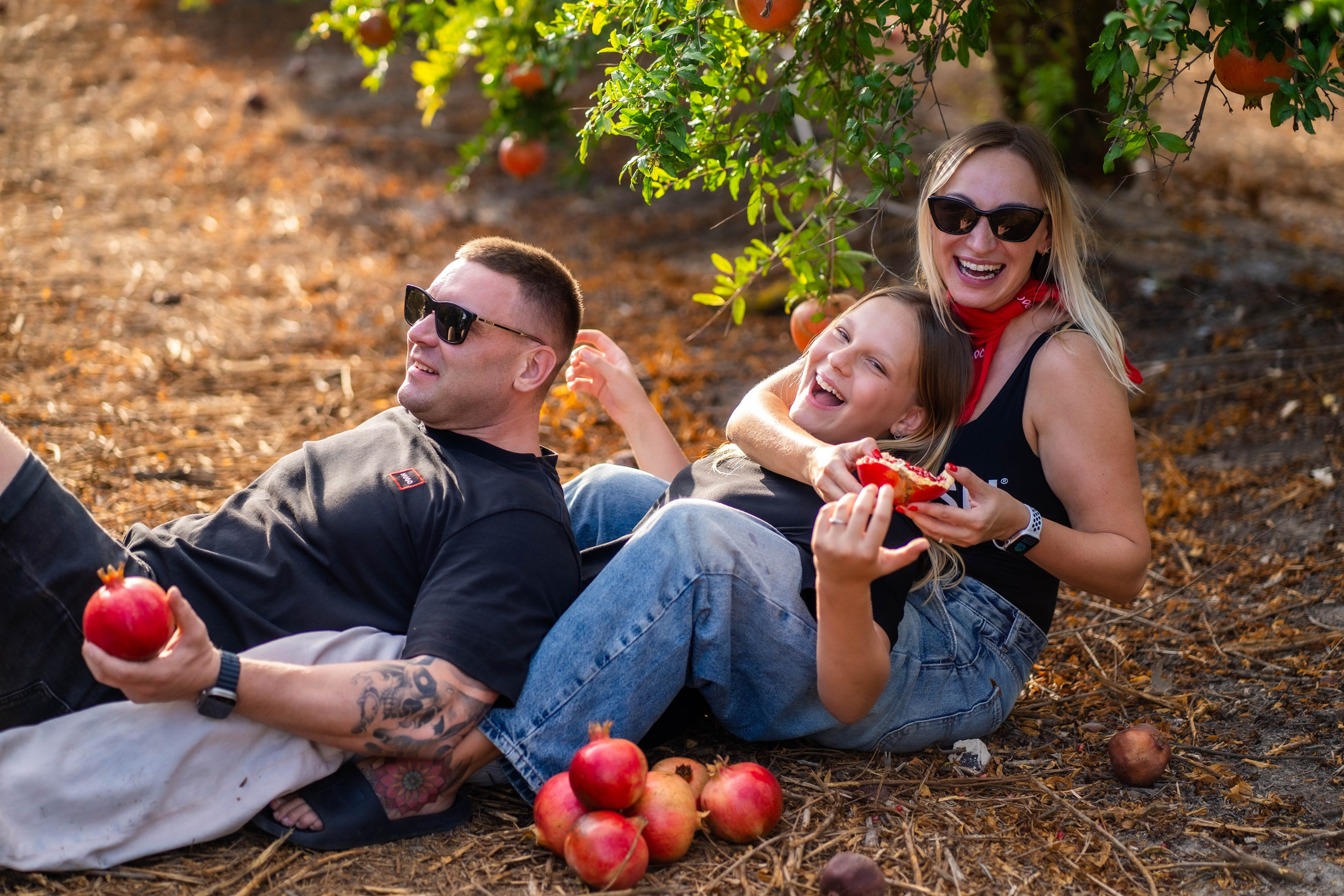 Гранатовый Сад Семья Ирины. Семейный и детский фотограф в Израиле и Москве Дорошок Надя