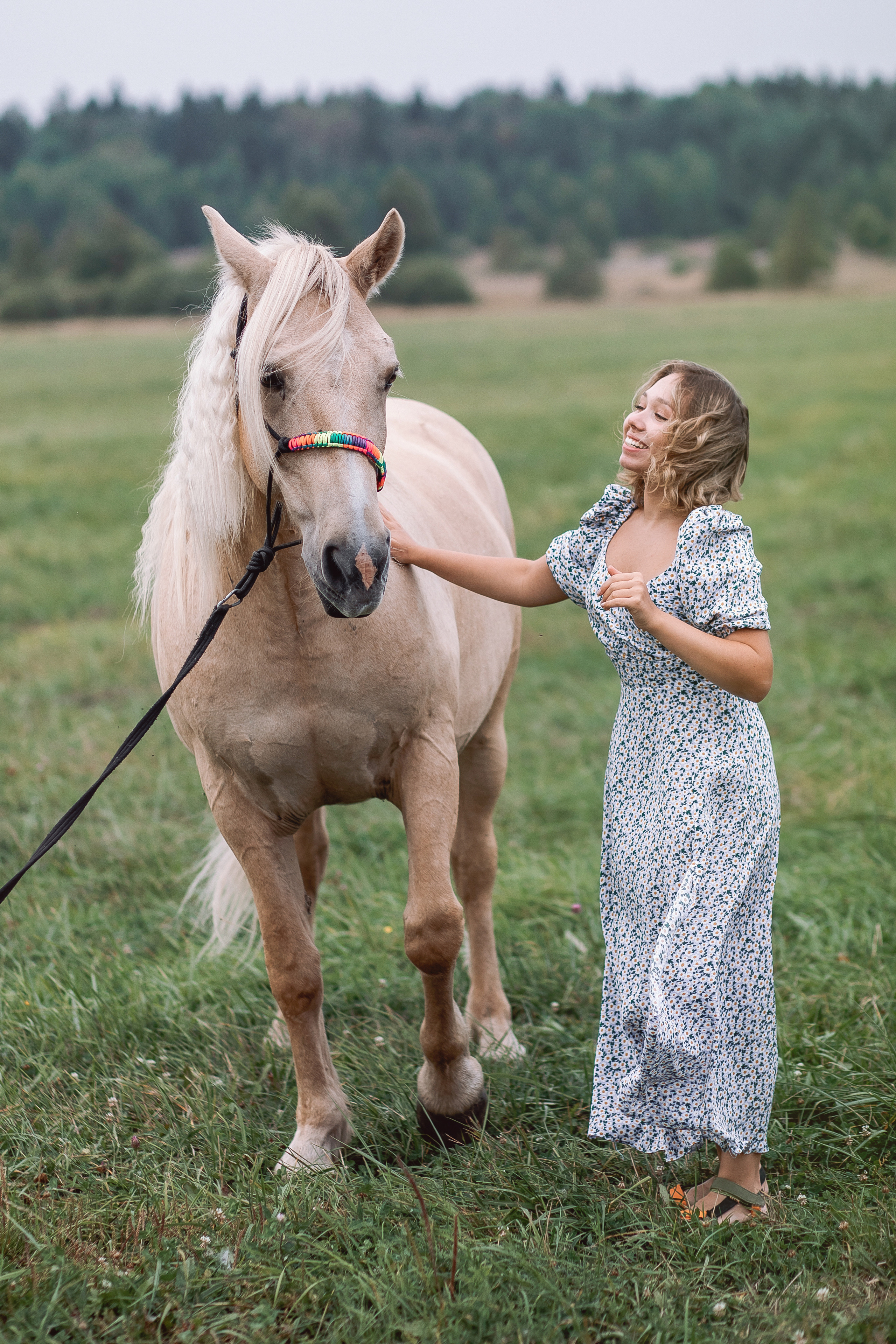 Фотосессия в поле. Фотограф и режиссер Московко Екатерина