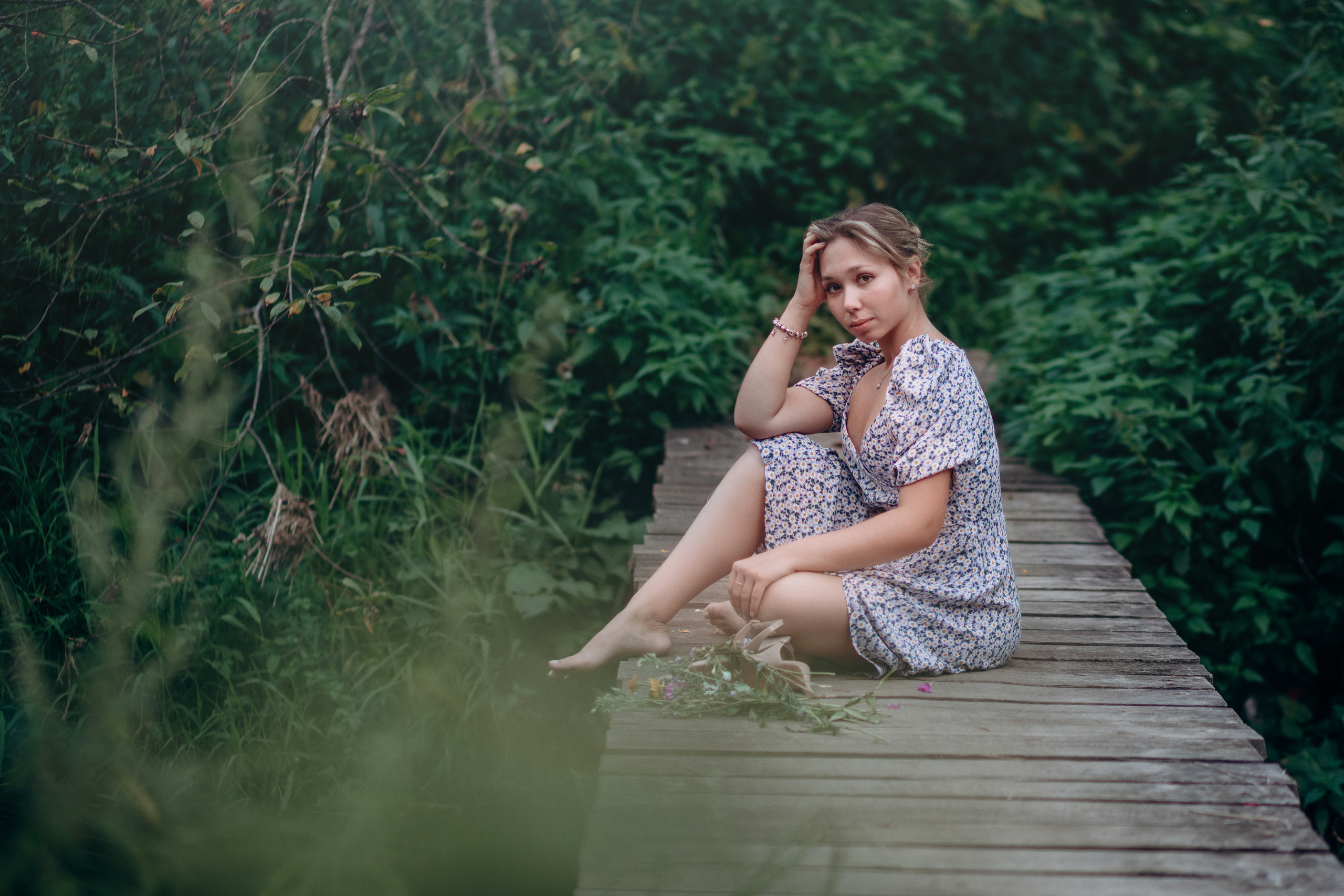 Фотосессия в поле. Фотограф и режиссер Московко Екатерина