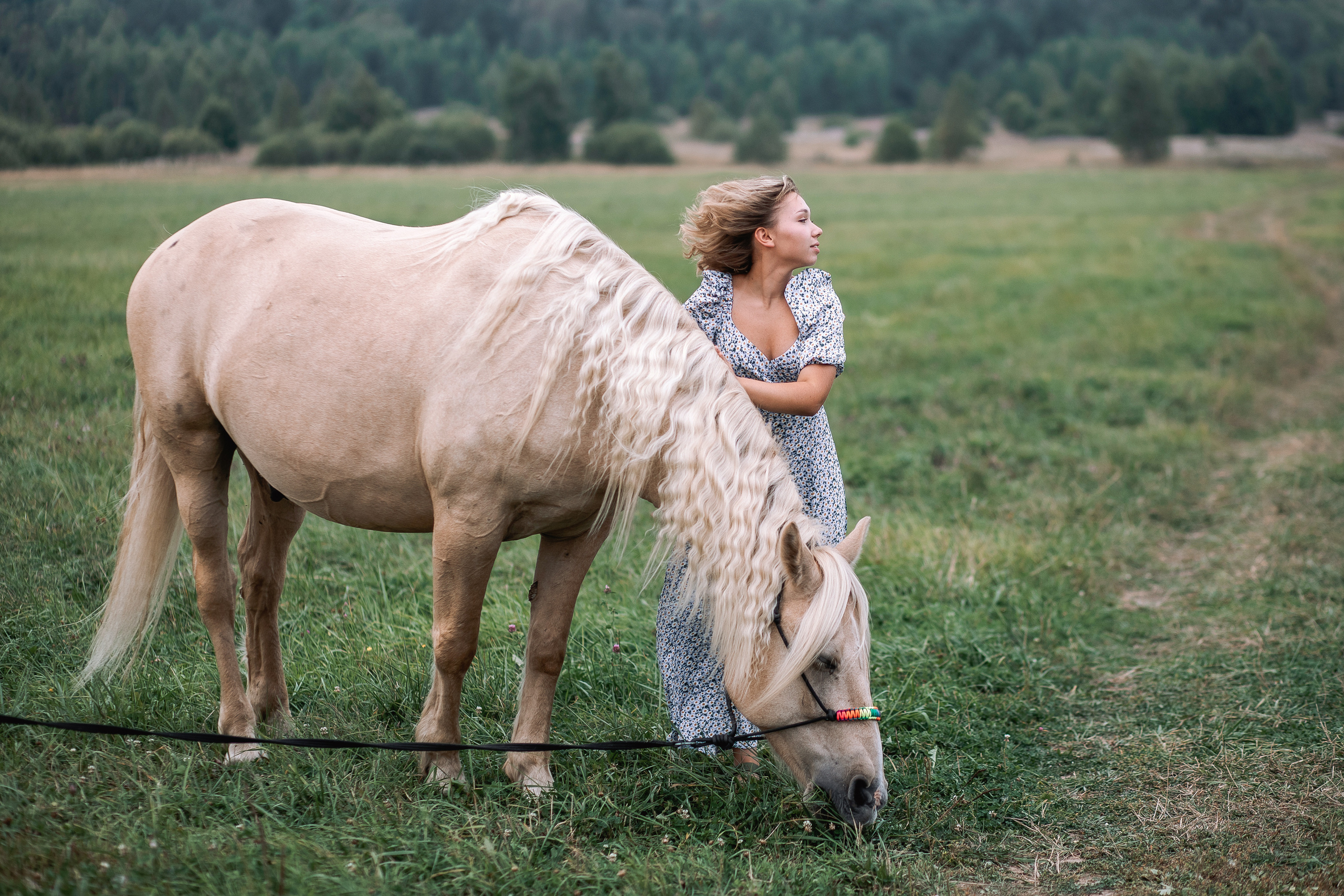 Фотосессия в поле. Фотограф и режиссер Московко Екатерина