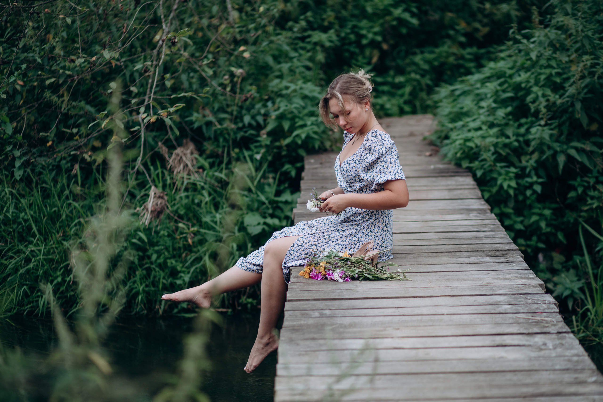 Фотосессия в поле. Фотограф и режиссер Московко Екатерина