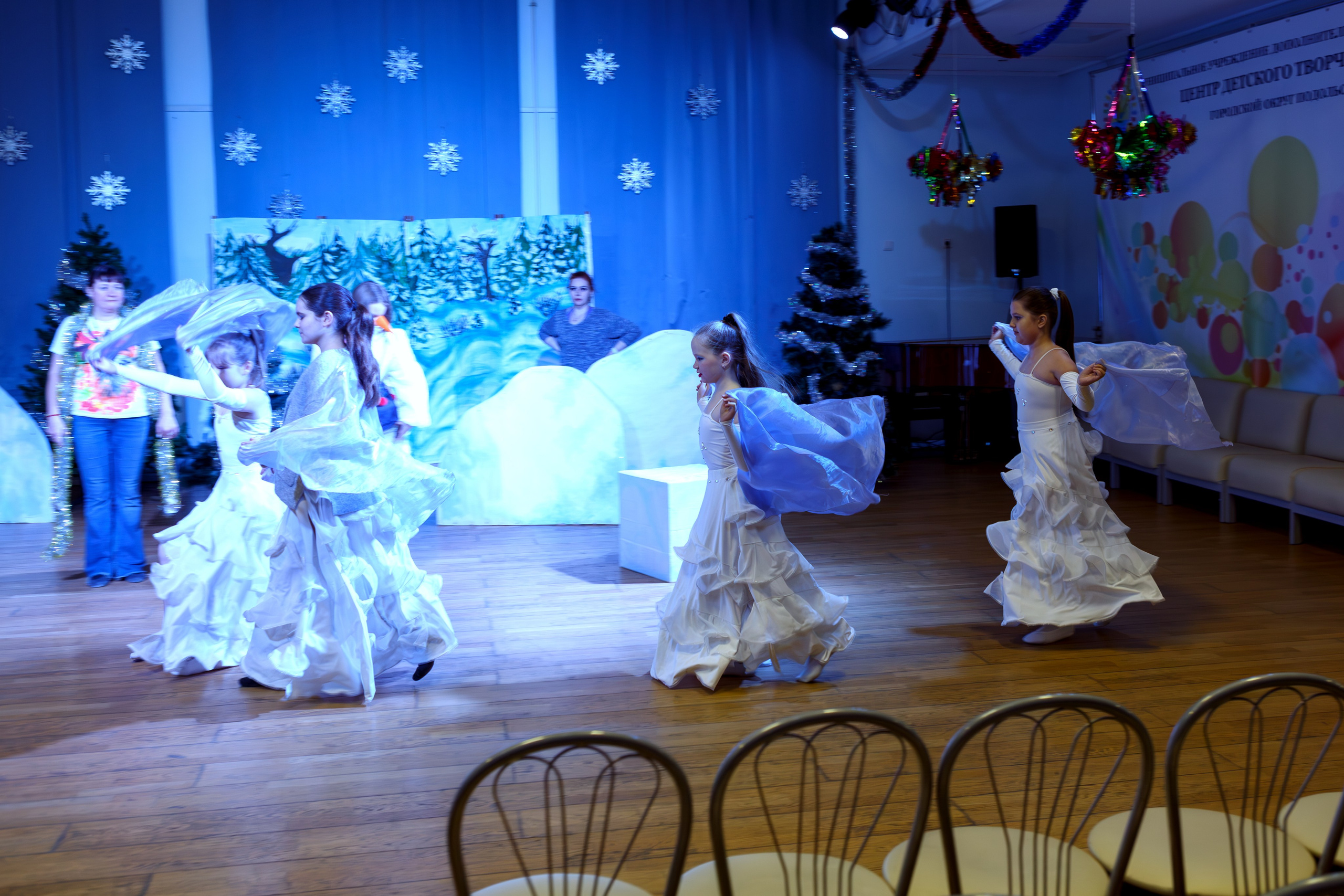 Новогодний утренник в ЦДТ г. Подольск. Выпускные альбомы и школьный фотограф в Подольске, Троицке, Щербинке, Москве и Московской области