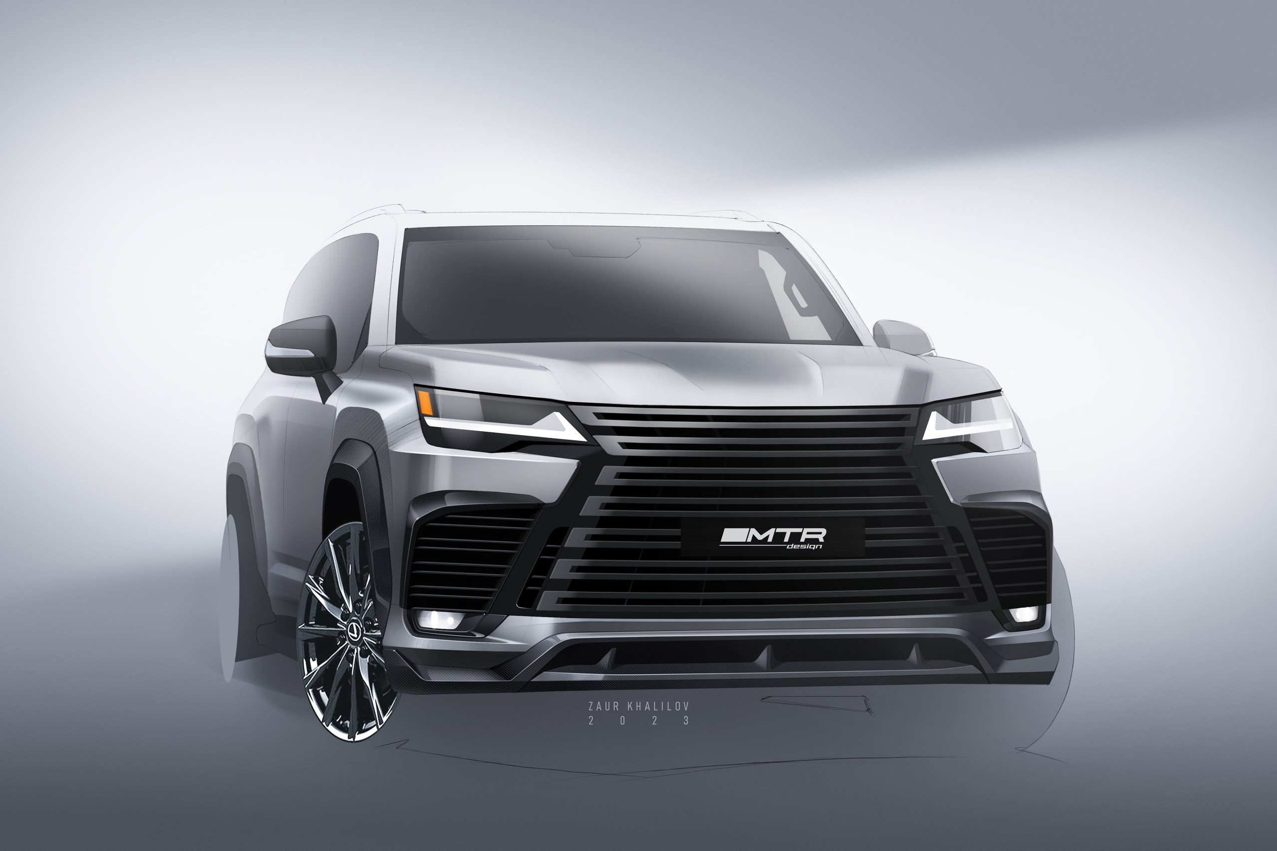 Разработка обвеса для Lexus LX 600, LX 500d, LX 700h