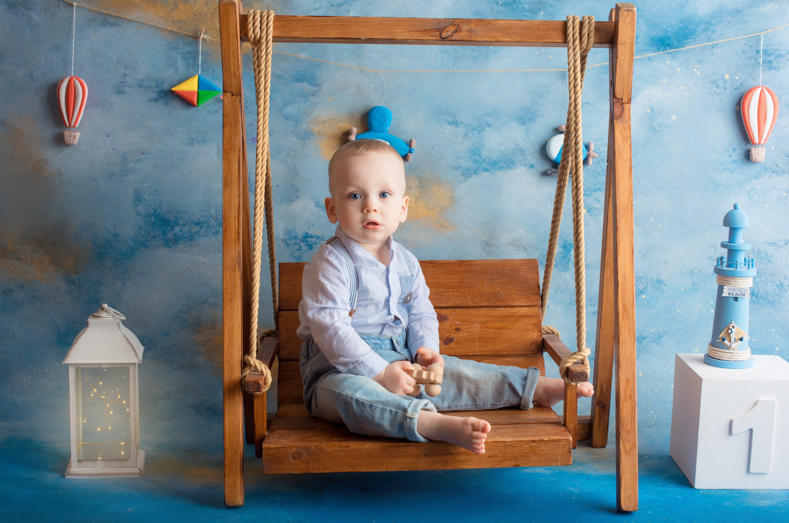 Фотозоны на Годик «Крафт». Фотограф Новорожденных во Владивостоке Ольга Галаницкая