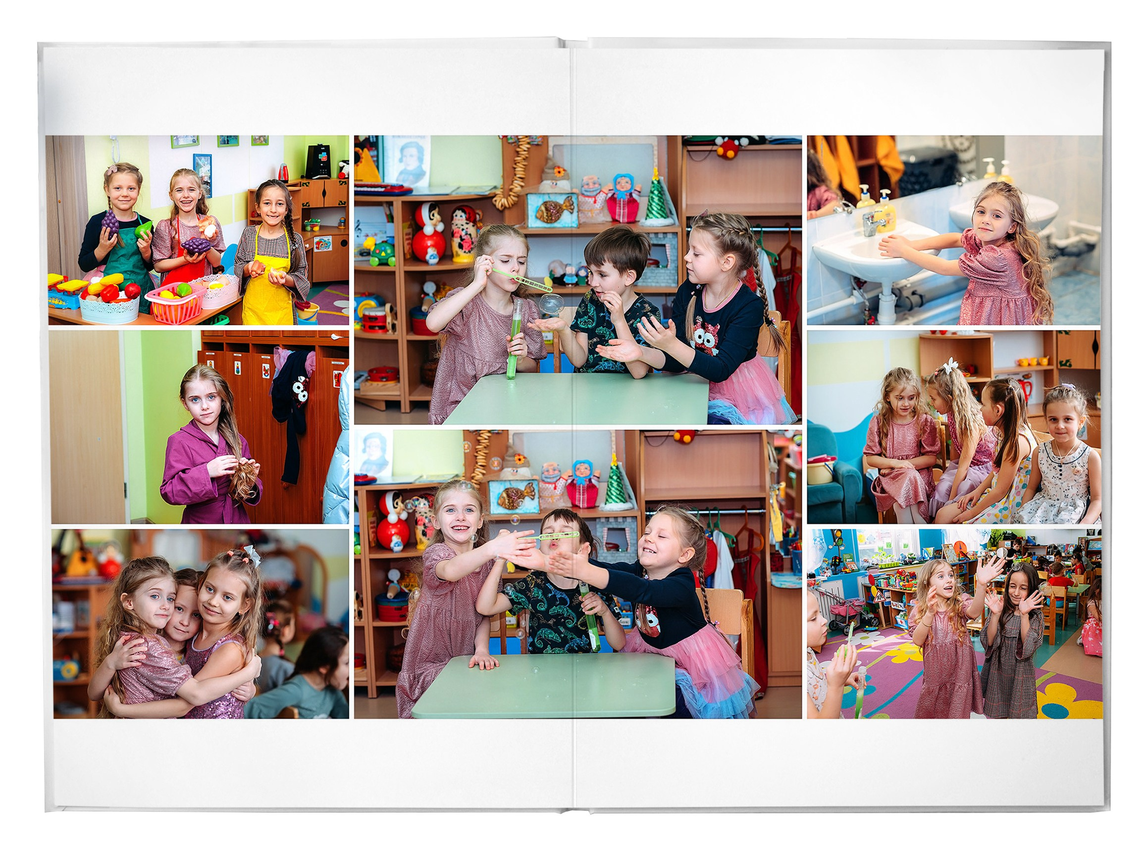 Выпускные альбомы для детских садов. Семейный и детский фотограф Марина Тувиста в Санкт-Петербурге