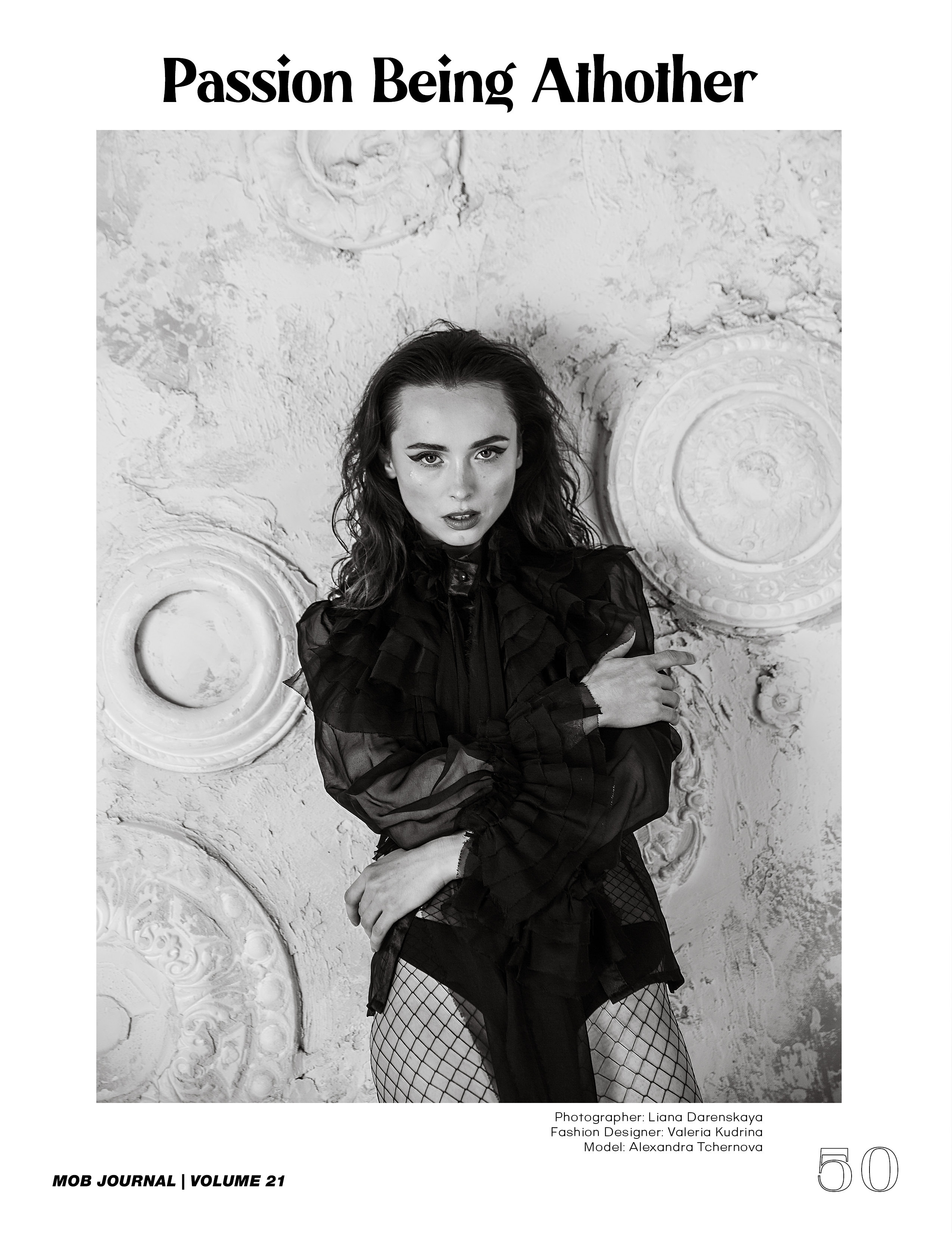 MOB Magazine. Визуальный художник Лиана Даренская, Москва