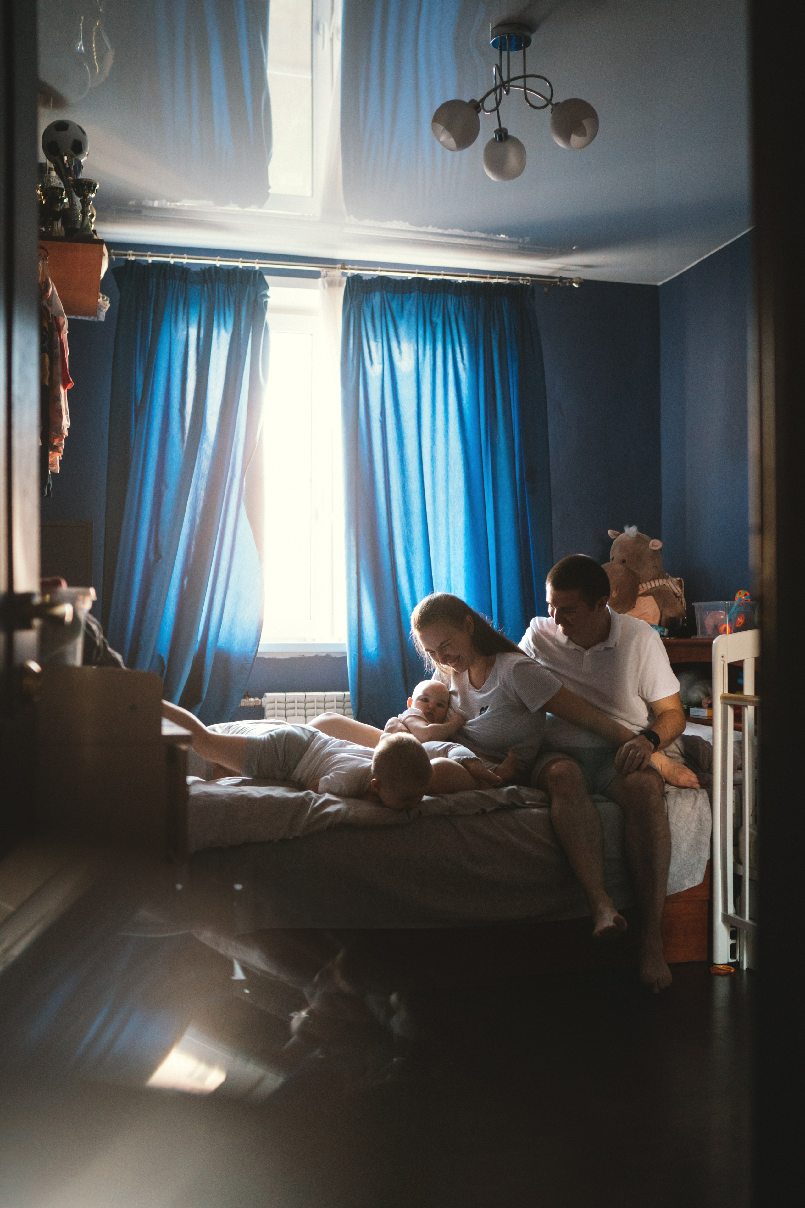 Веселая домашняя фотосессия. Детский, семейный и ньюборн фотограф в Москве Юлия Шуарт