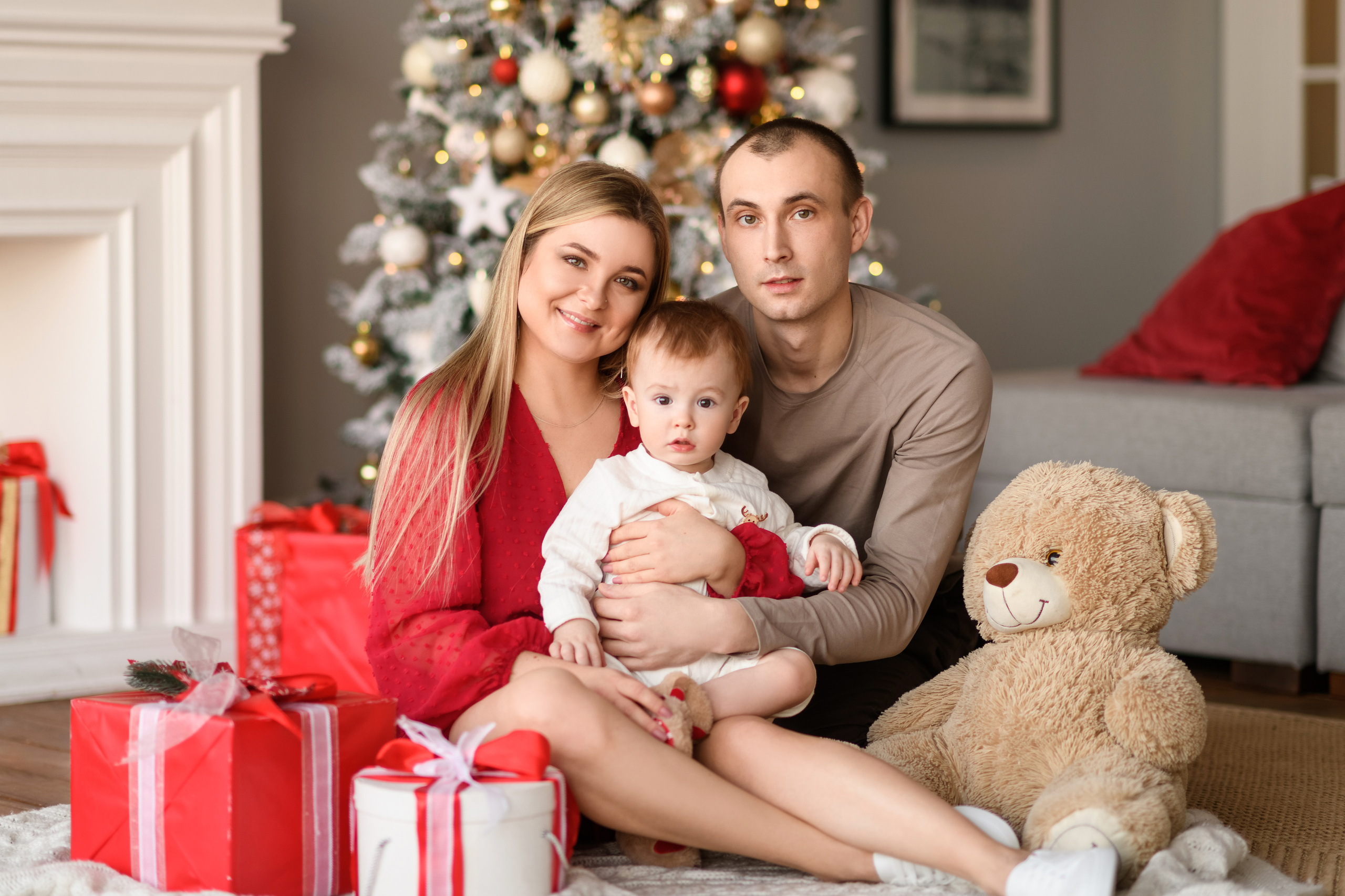 Новогодняя семейная фотоистория. Свадебный и семейный фотограф в Санкт-Петербурге Олеся Еремеева