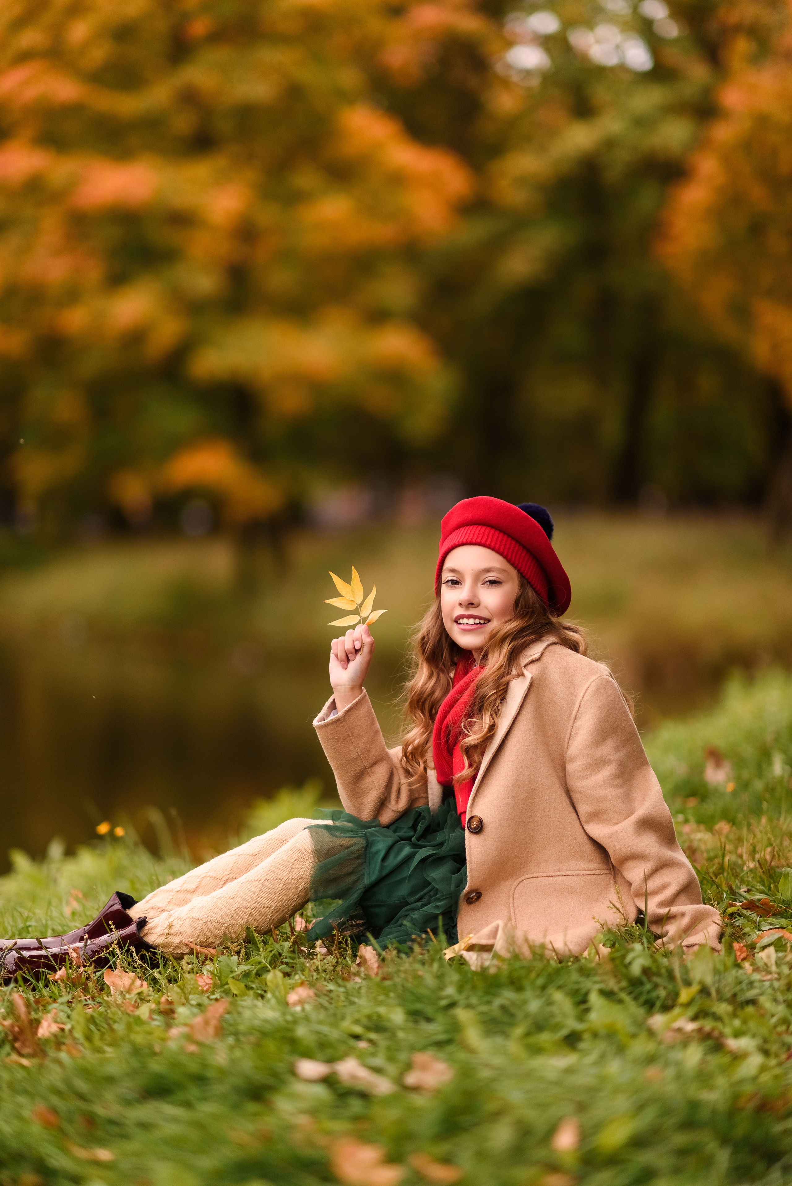 Осенняя фотосессия для Камиллы. Свадебный и семейный фотограф в Санкт-Петербурге Олеся Еремеева