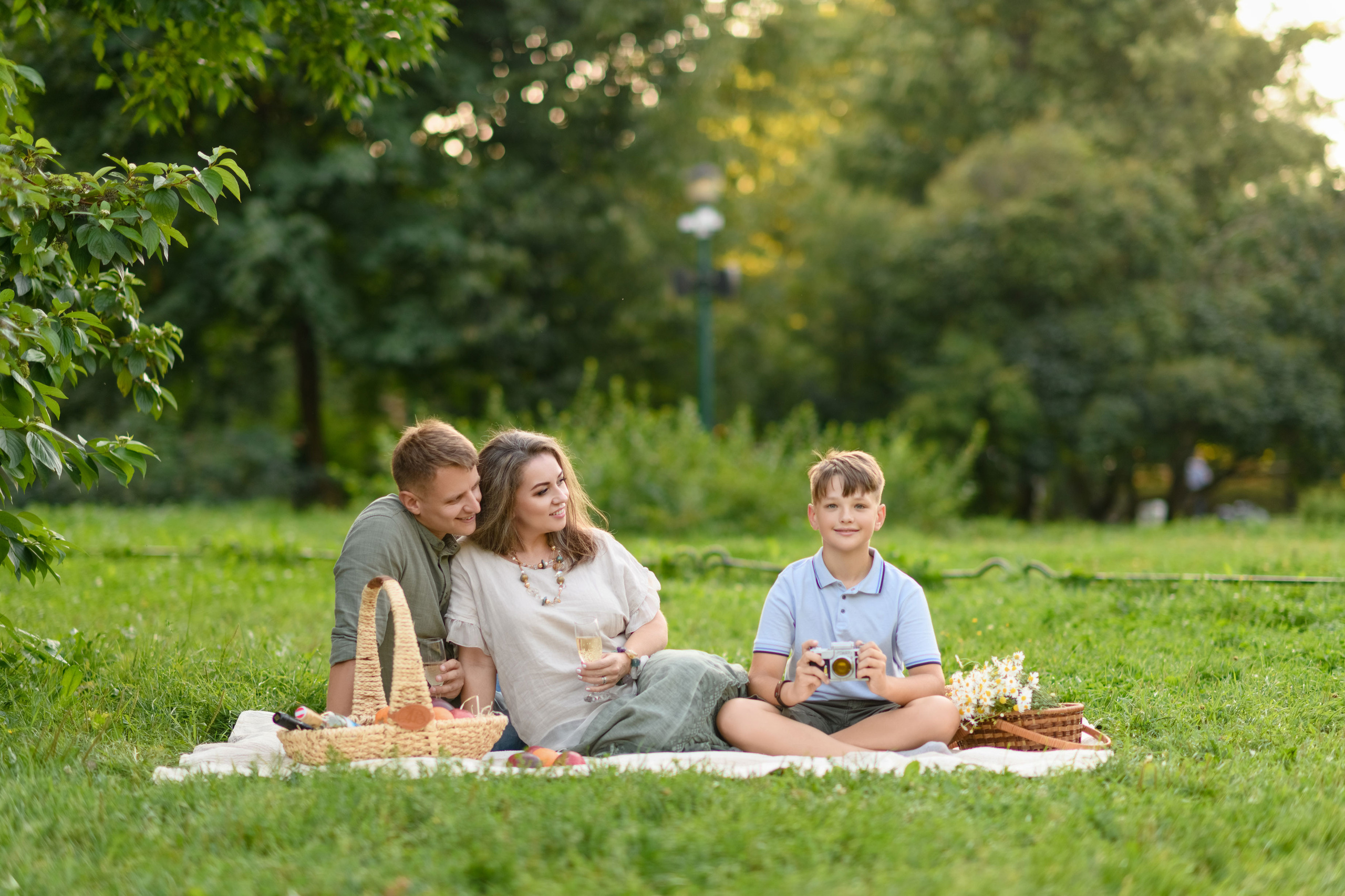Семейная фотосессия в Таврическом саду. Свадебный и семейный фотограф в Санкт-Петербурге Олеся Еремеева